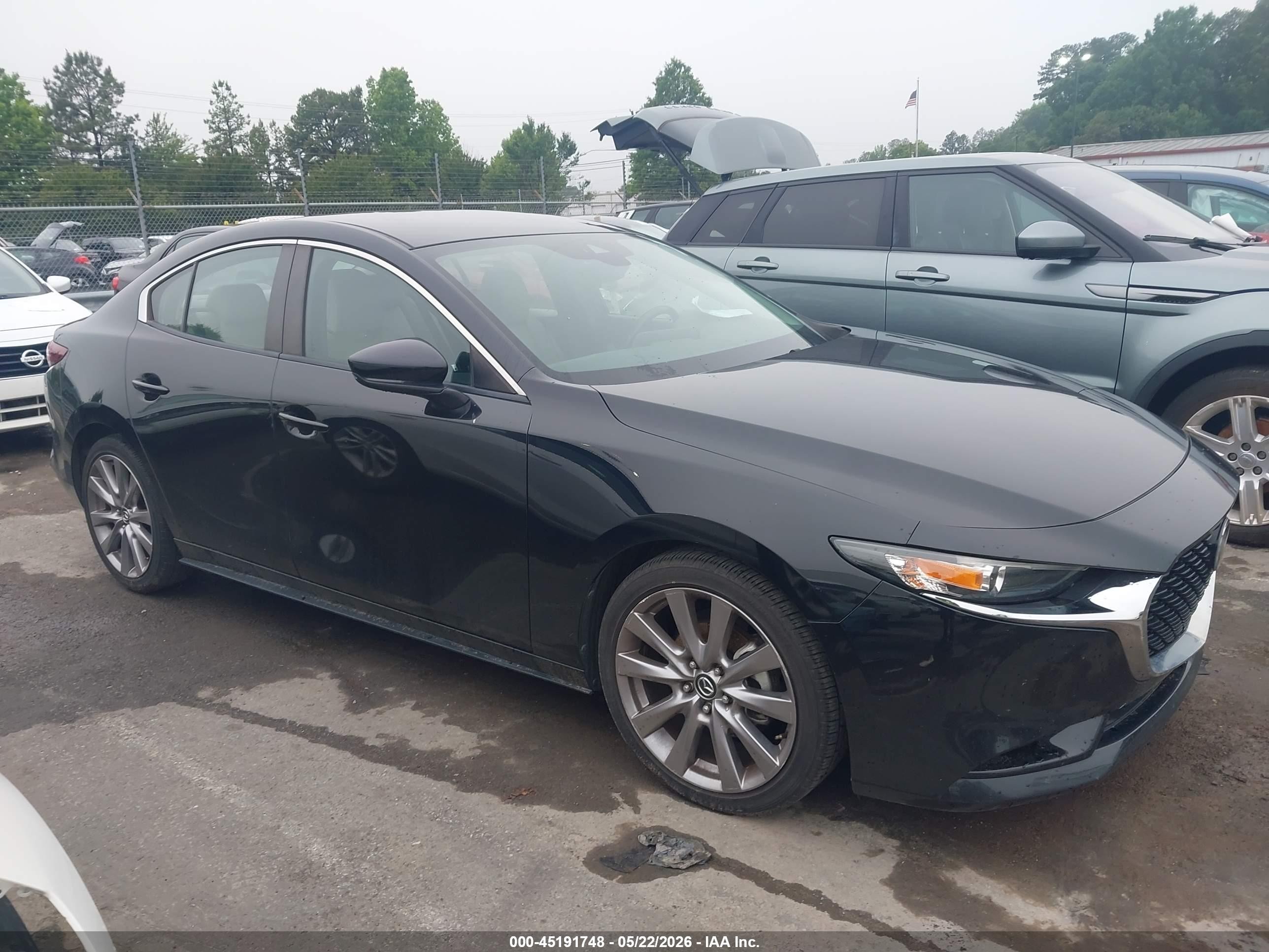 2019 Mazda Mazda3 Select Package Черный vin: 3MZBPAAL7KM105277