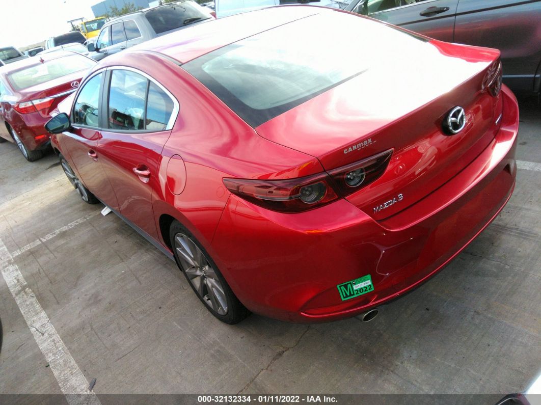 2019 Mazda Mazda3 Sedan W/select Pkg Красный vin: 3MZBPAALXKM110411