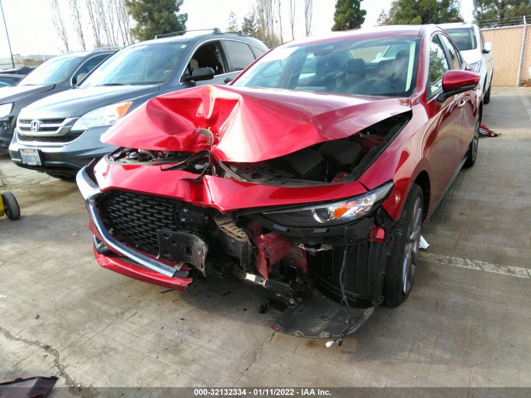 2019 Mazda Mazda3 Sedan W/select Pkg Красный vin: 3MZBPAALXKM110411