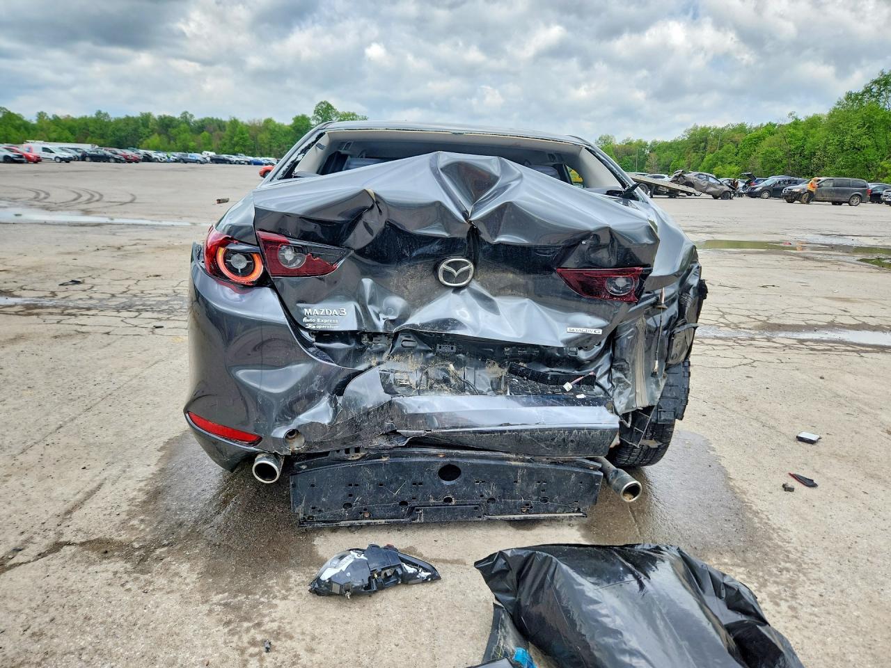 2023 Mazda 3 Select Gray vin: 3MZBPABM8PM373205