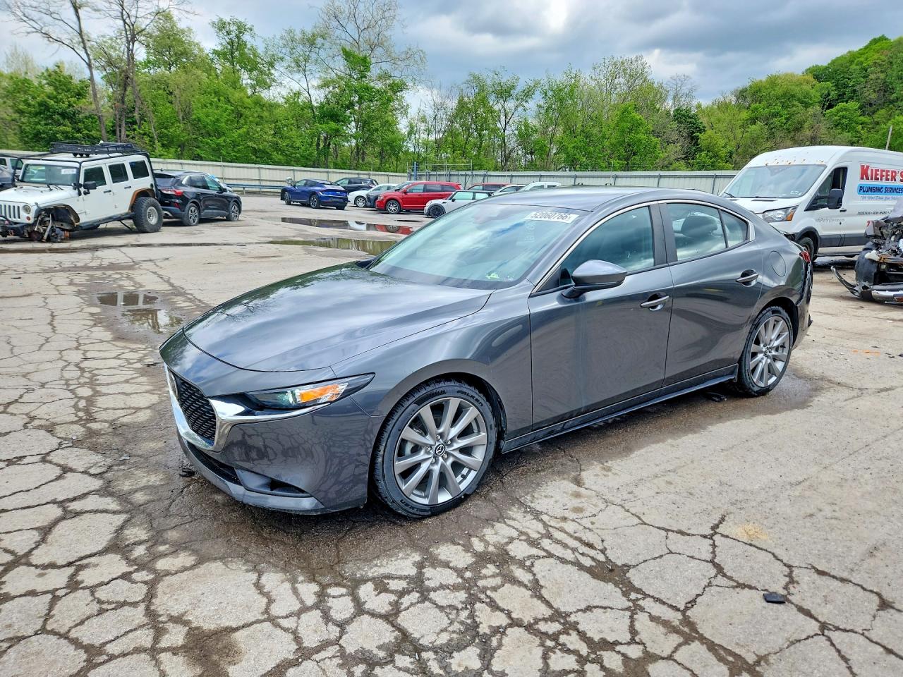2023 Mazda 3 Select Gray vin: 3MZBPABM8PM373205
