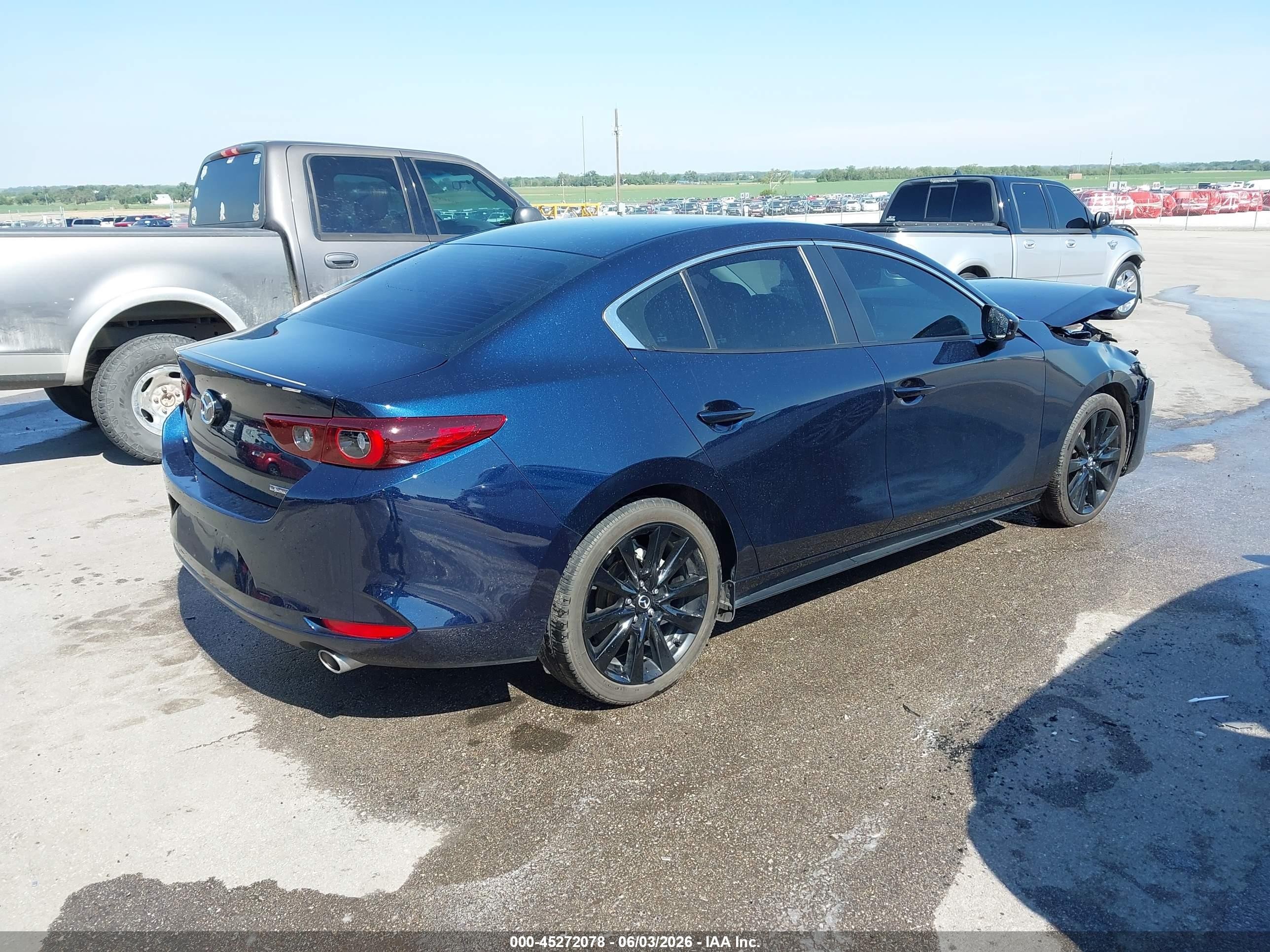 2024 Mazda Mazda3 2.5 S Select Sport Blue vin: 3MZBPABM8RM423538