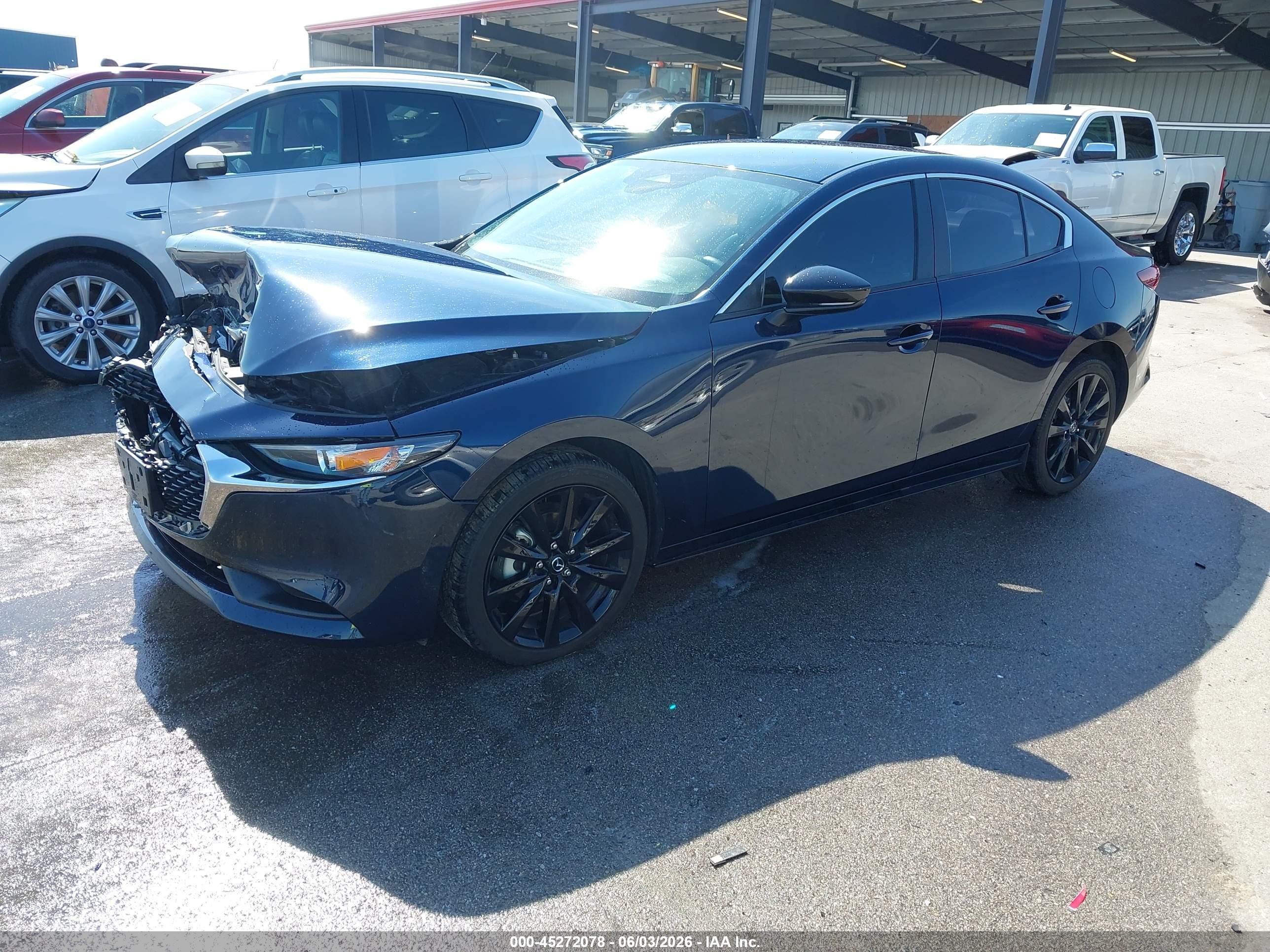 2024 Mazda Mazda3 2.5 S Select Sport Blue vin: 3MZBPABM8RM423538