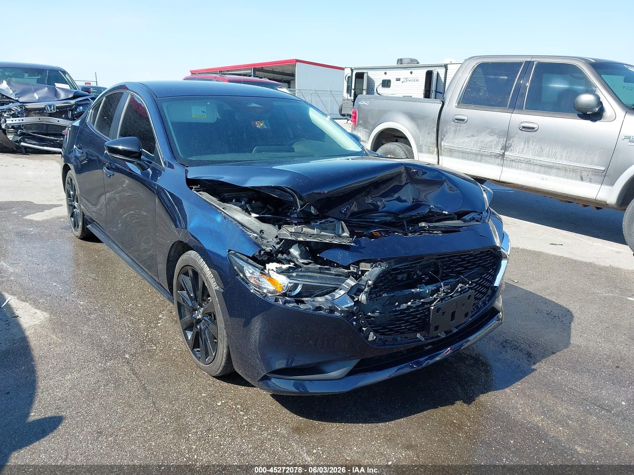 2024 Mazda Mazda3 2.5 S Select Sport Blue vin: 3MZBPABM8RM423538