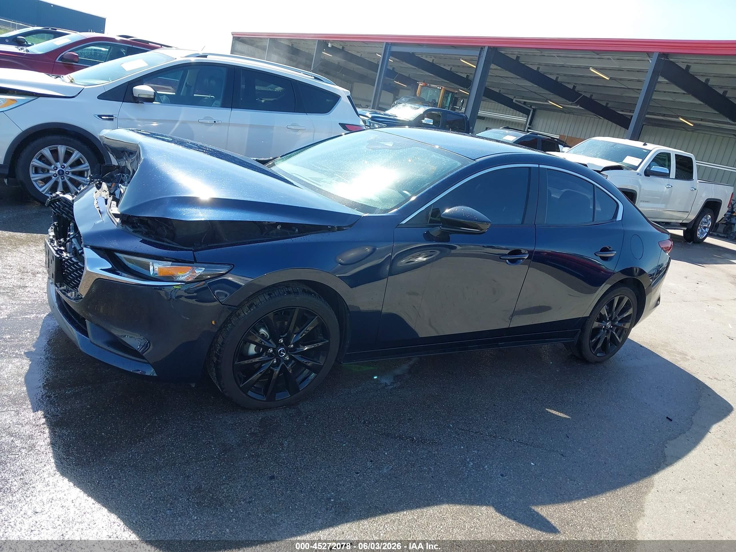 2024 Mazda Mazda3 2.5 S Select Sport Blue vin: 3MZBPABM8RM423538