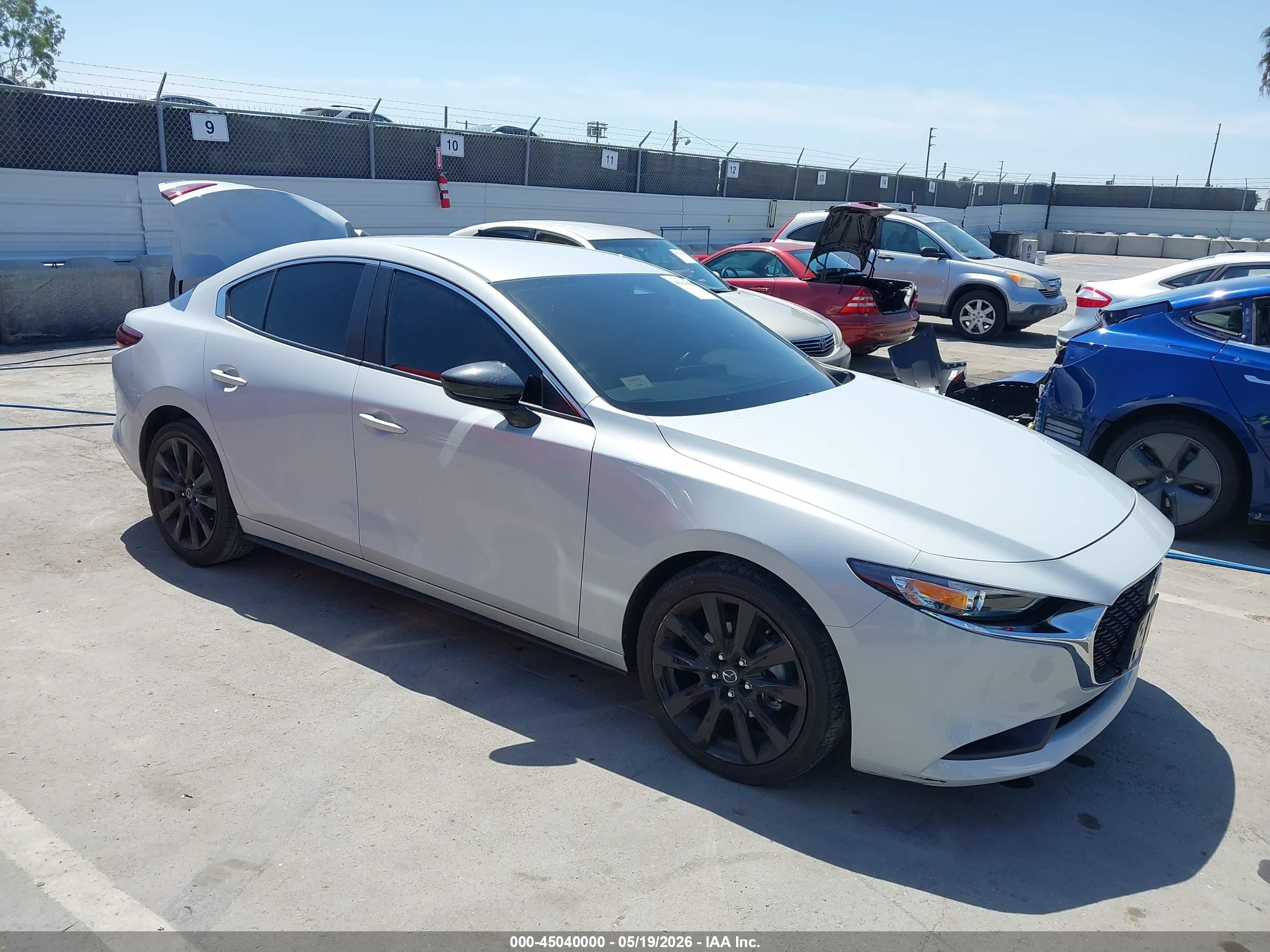 2024 Mazda Mazda3 2.5 S Select Sport Gray vin: 3MZBPABM8RM431266