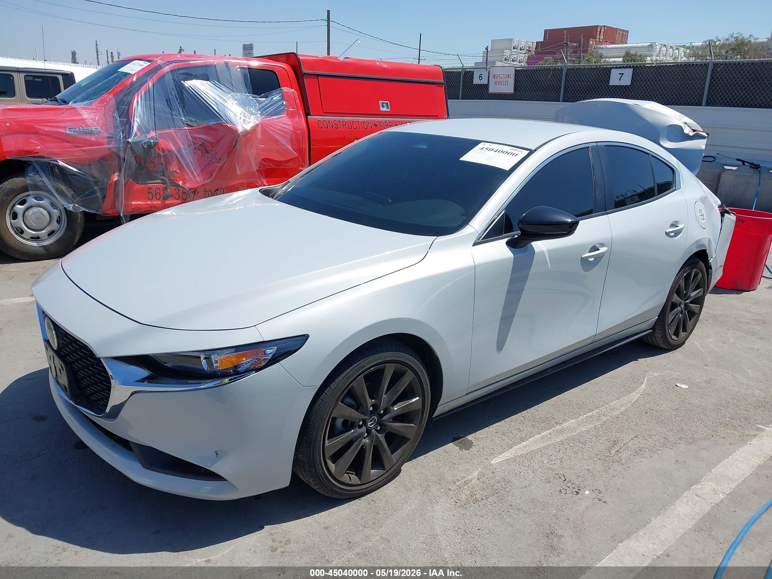 2024 Mazda Mazda3 2.5 S Select Sport Gray vin: 3MZBPABM8RM431266