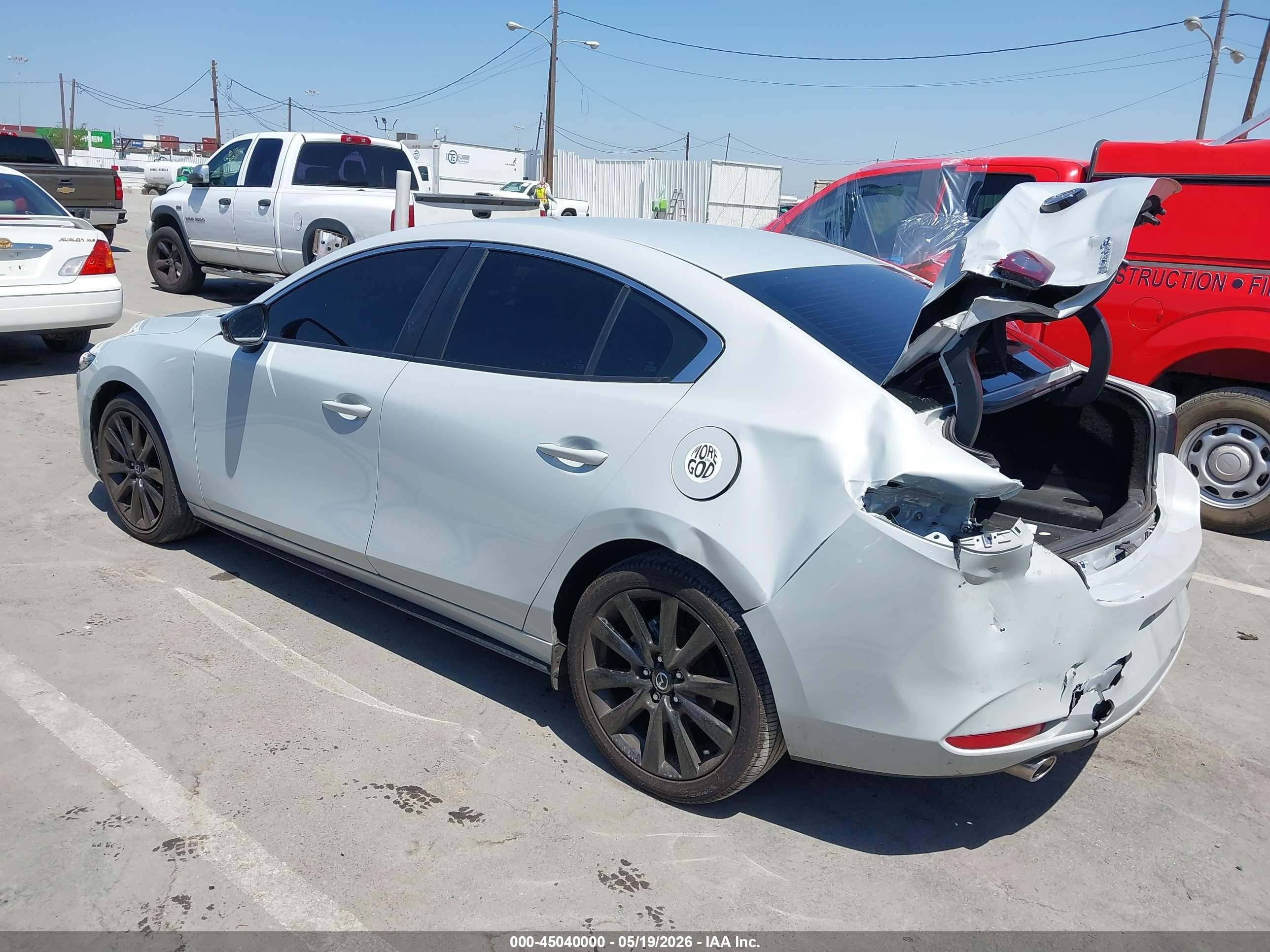 2024 Mazda Mazda3 2.5 S Select Sport Gray vin: 3MZBPABM8RM431266
