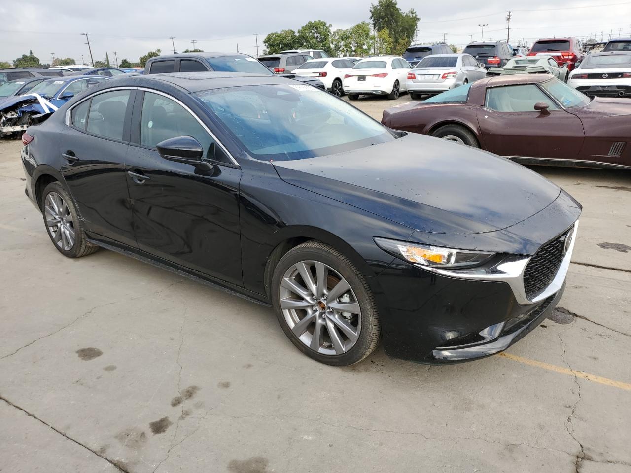 2025 Mazda 3 Preferred Black vin: 3MZBPACM2SM460430