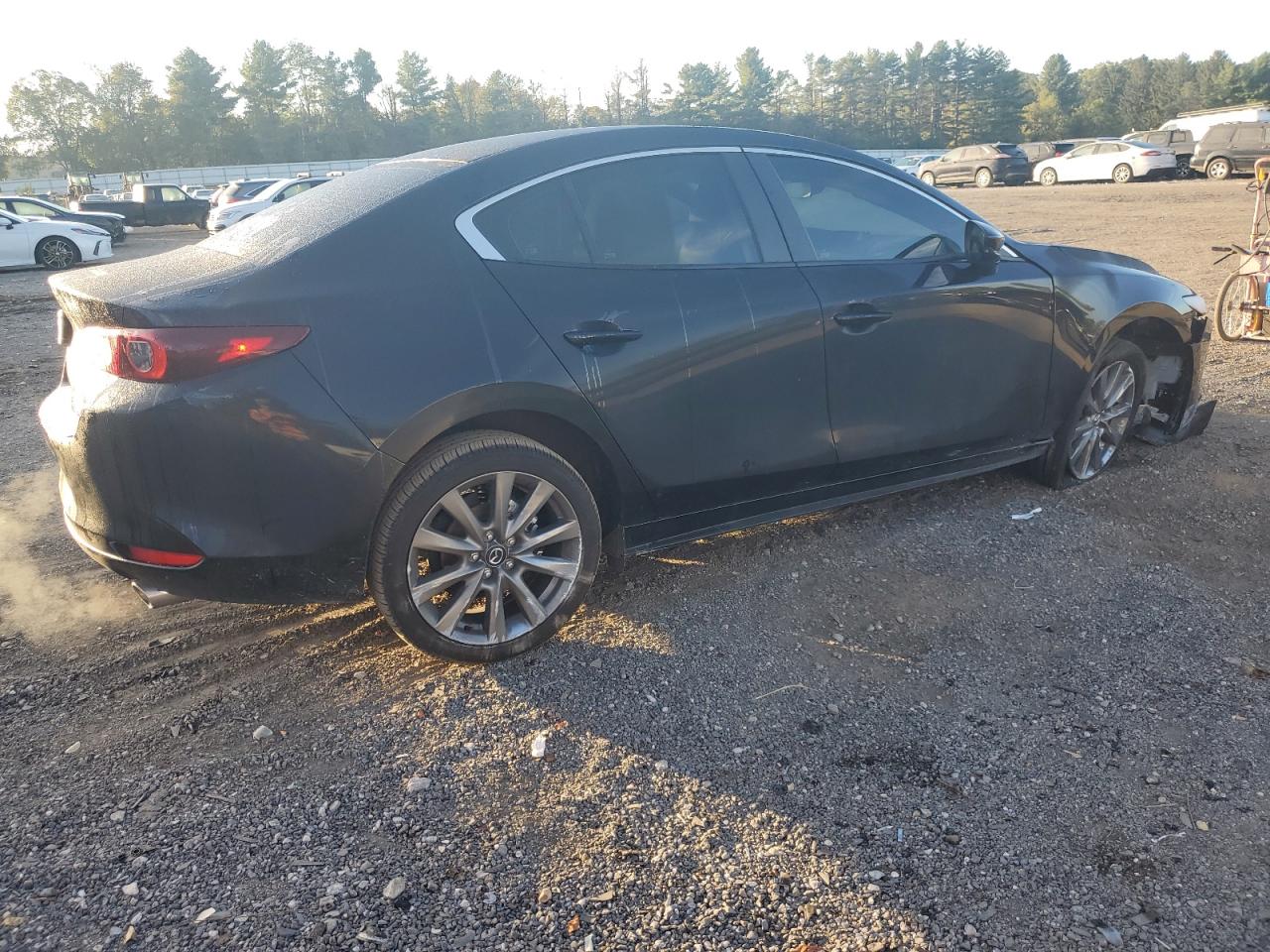 2025 Mazda 3 Preferred Черный vin: 3MZBPACM2SM469175