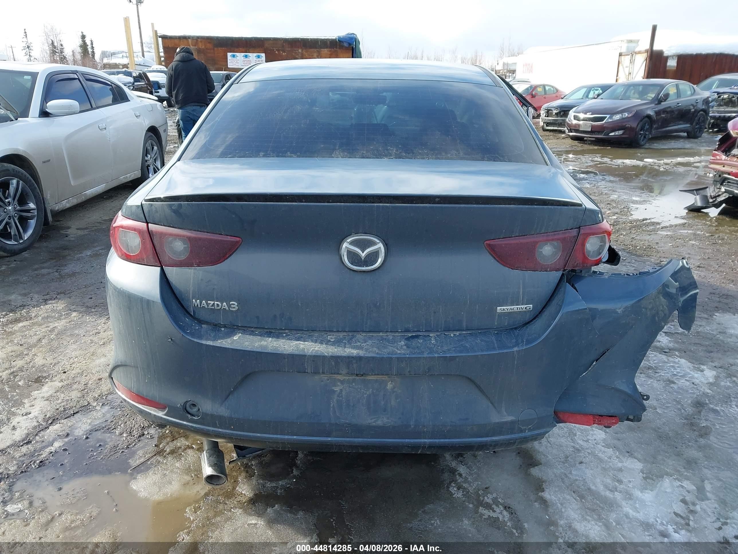 2023 Mazda Mazda3 2.5 S Carbon Edition Gray vin: 3MZBPACM5PM376657