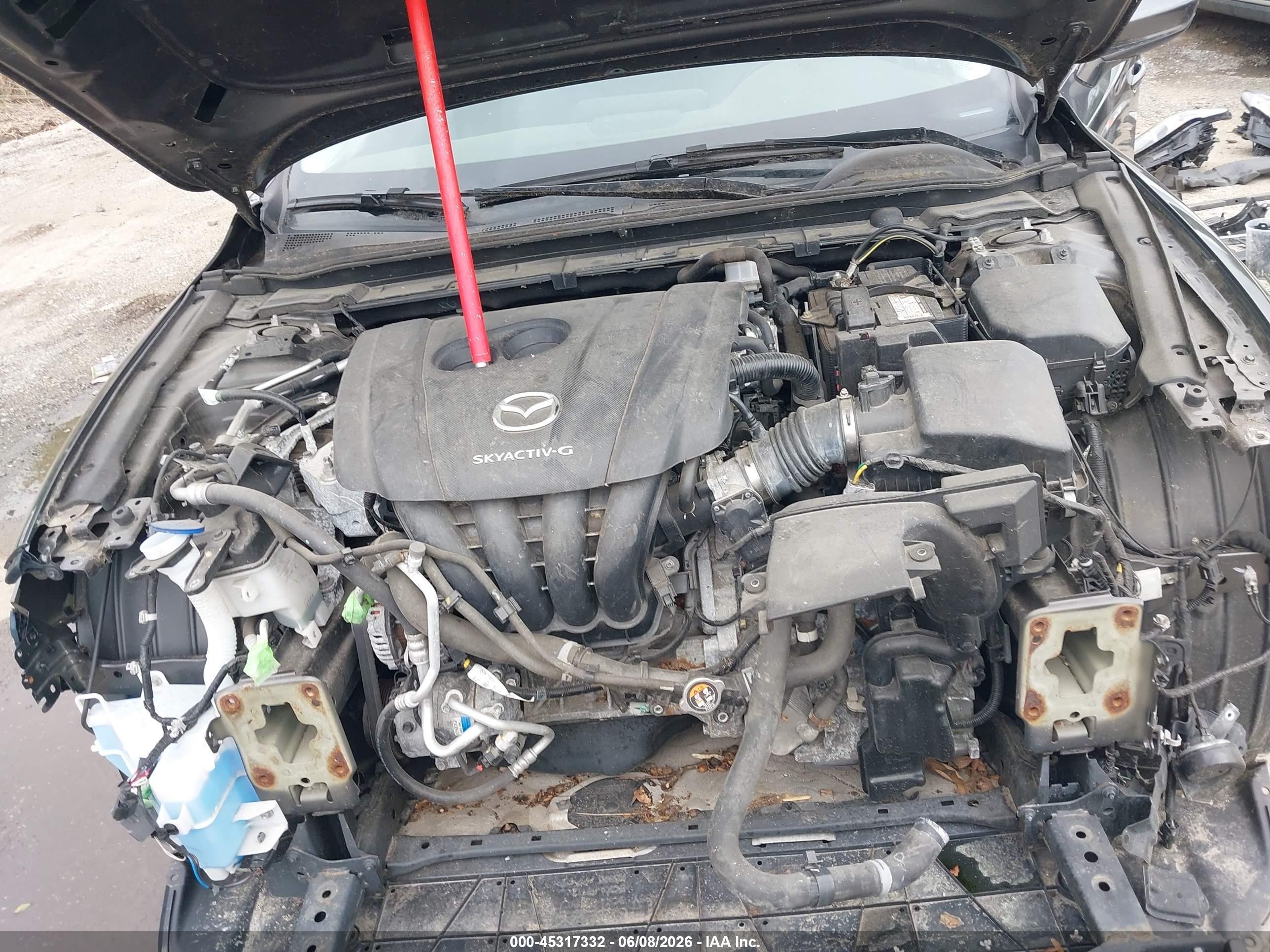 2019 Mazda Mazda3 Preferred Package Серый vin: 3MZBPADL5KM107234