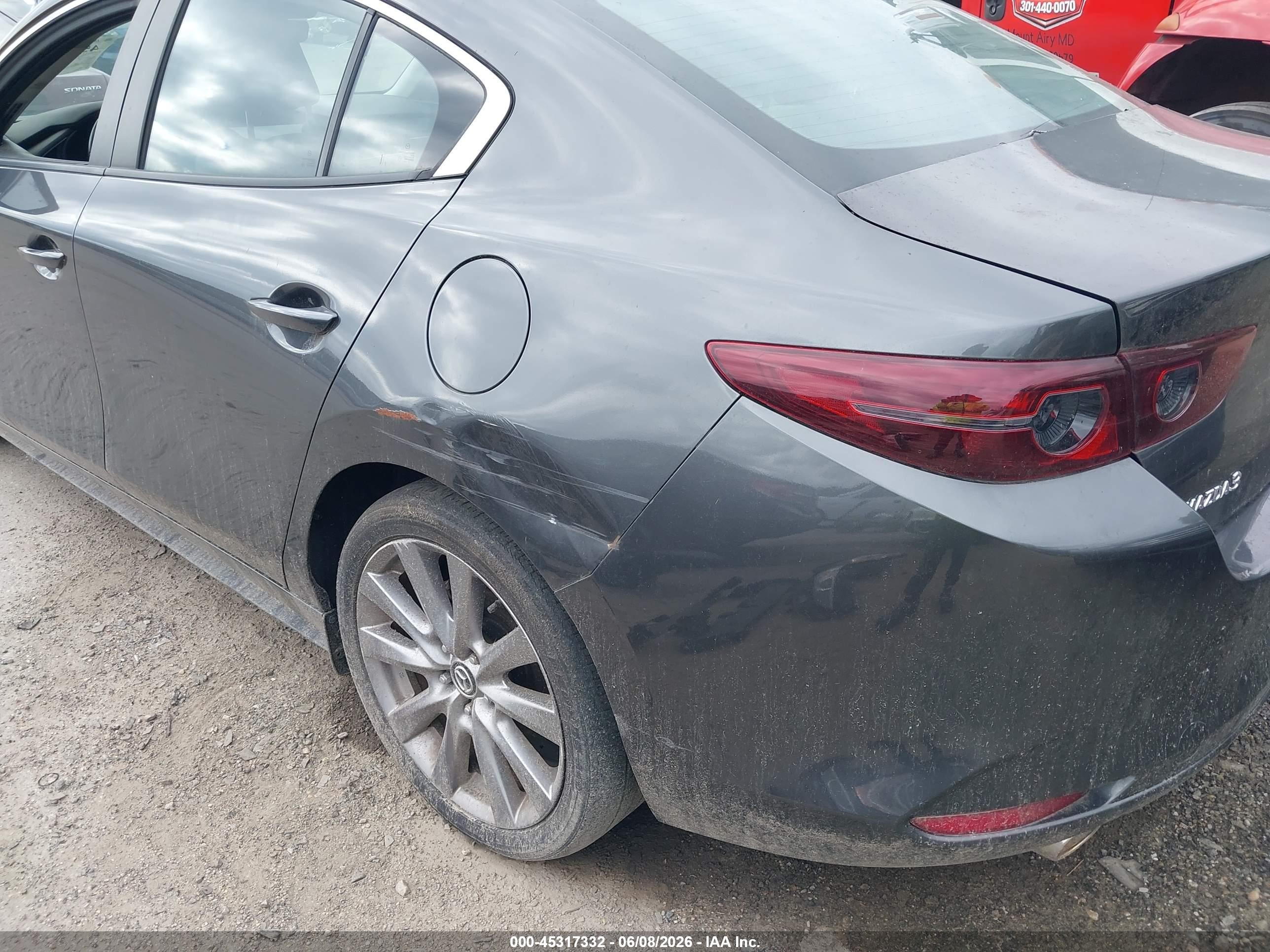 2019 Mazda Mazda3 Preferred Package Серый vin: 3MZBPADL5KM107234