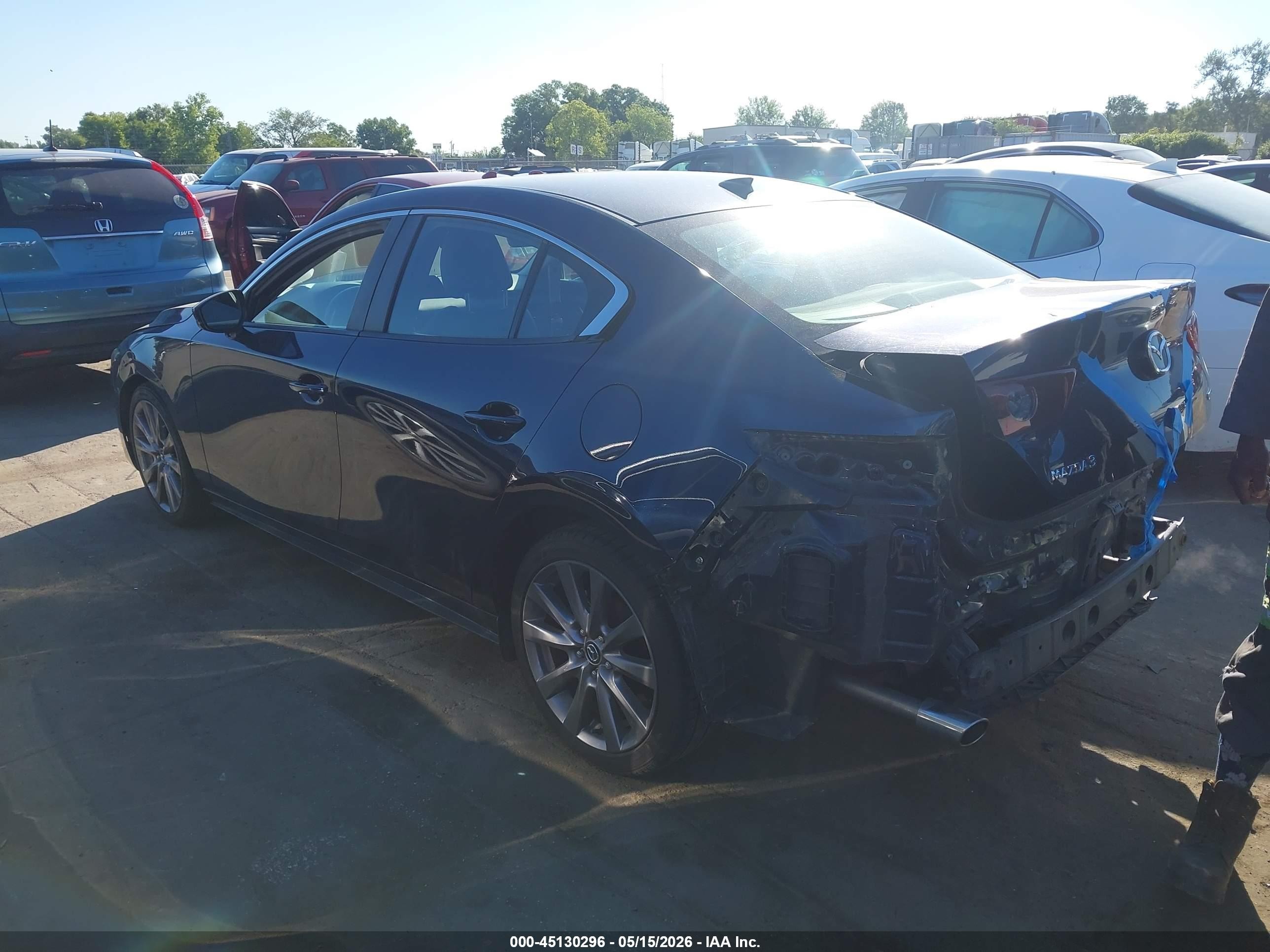 2019 Mazda Mazda3 Preferred Package Синий vin: 3MZBPADL5KM113423