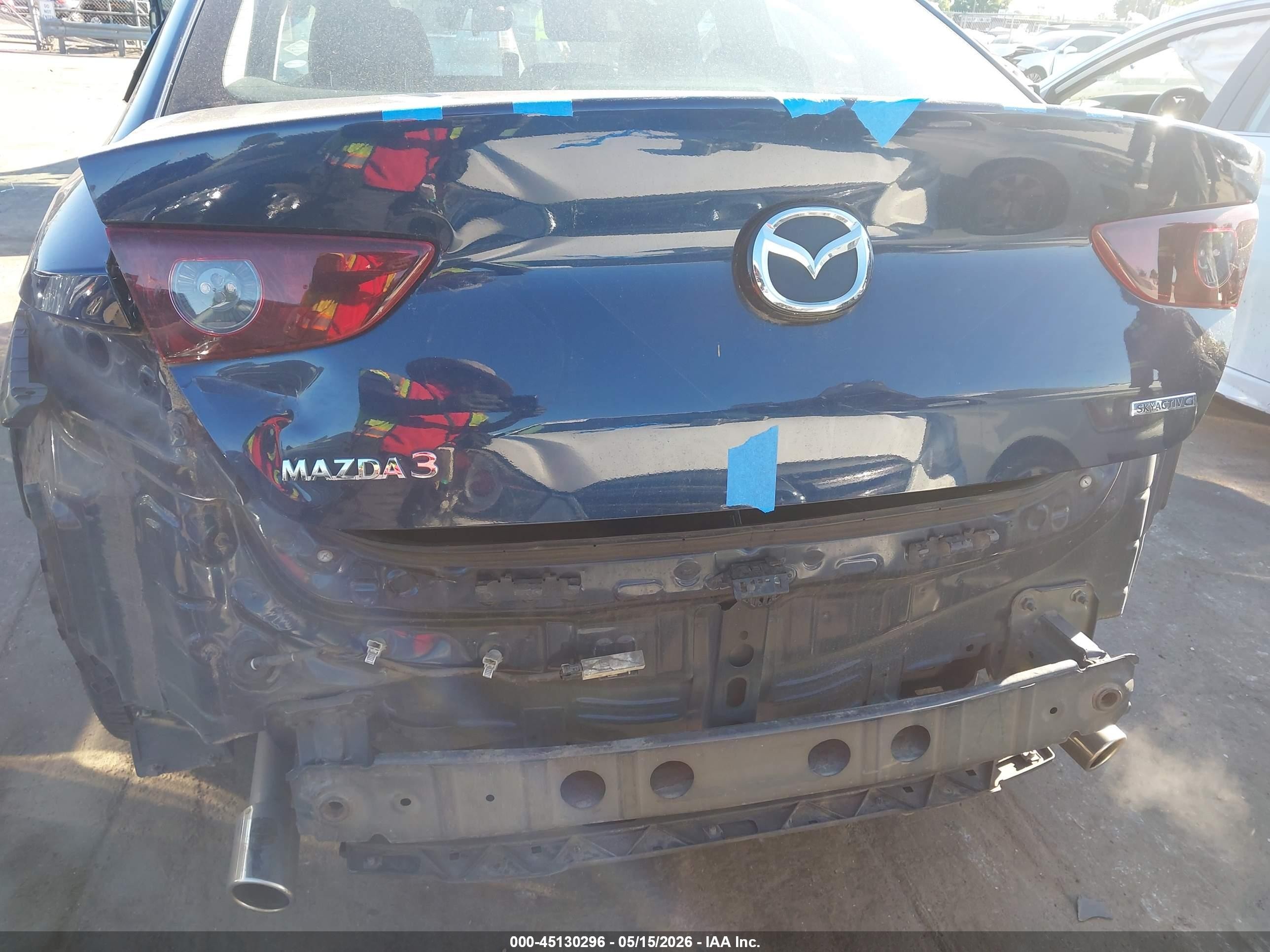 2019 Mazda Mazda3 Preferred Package Синий vin: 3MZBPADL5KM113423
