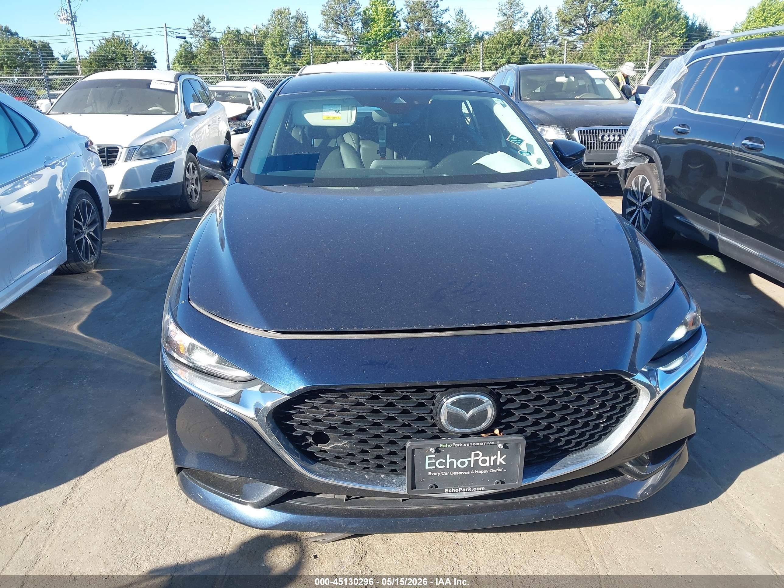 2019 Mazda Mazda3 Preferred Package Синий vin: 3MZBPADL5KM113423