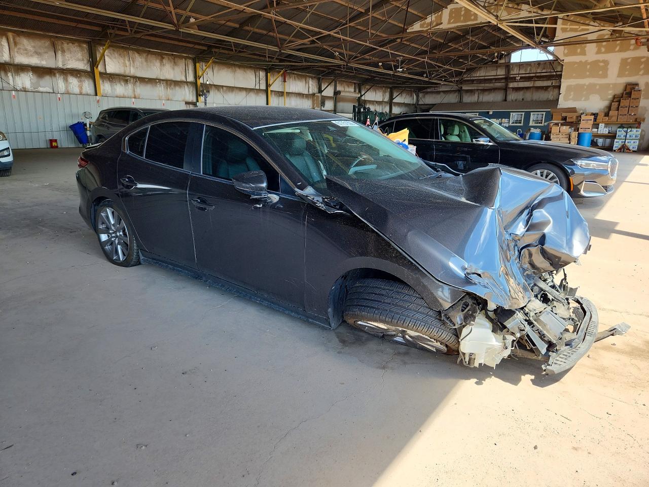 2019 Mazda 3 Preferred Серый vin: 3MZBPADLXKM106581