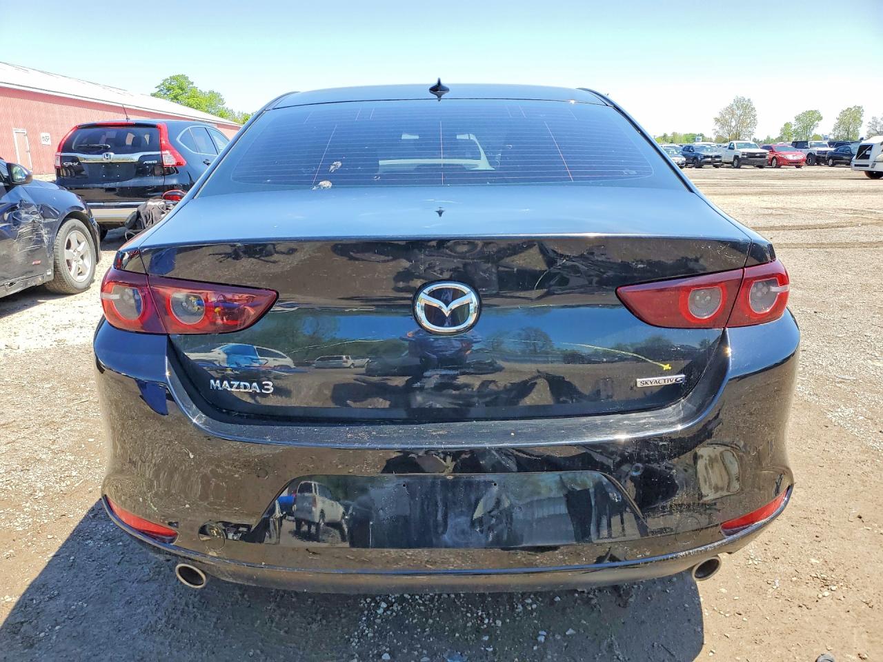 2019 Mazda 3 Preferred Черный vin: 3MZBPADM8KM104689