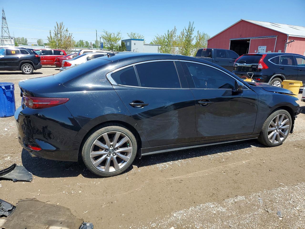 2019 Mazda 3 Preferred Черный vin: 3MZBPADM8KM104689