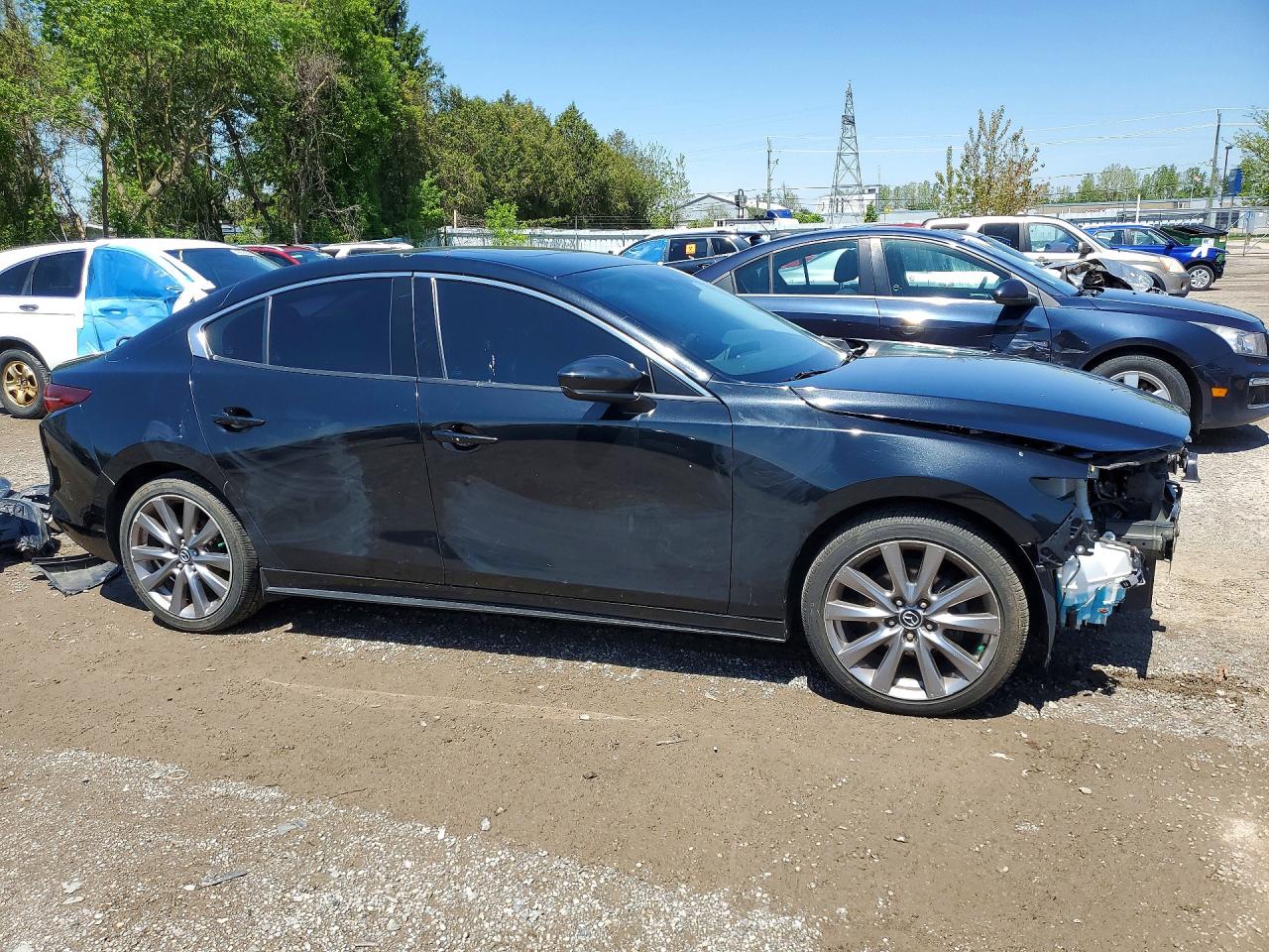 2019 Mazda 3 Preferred Черный vin: 3MZBPADM8KM104689