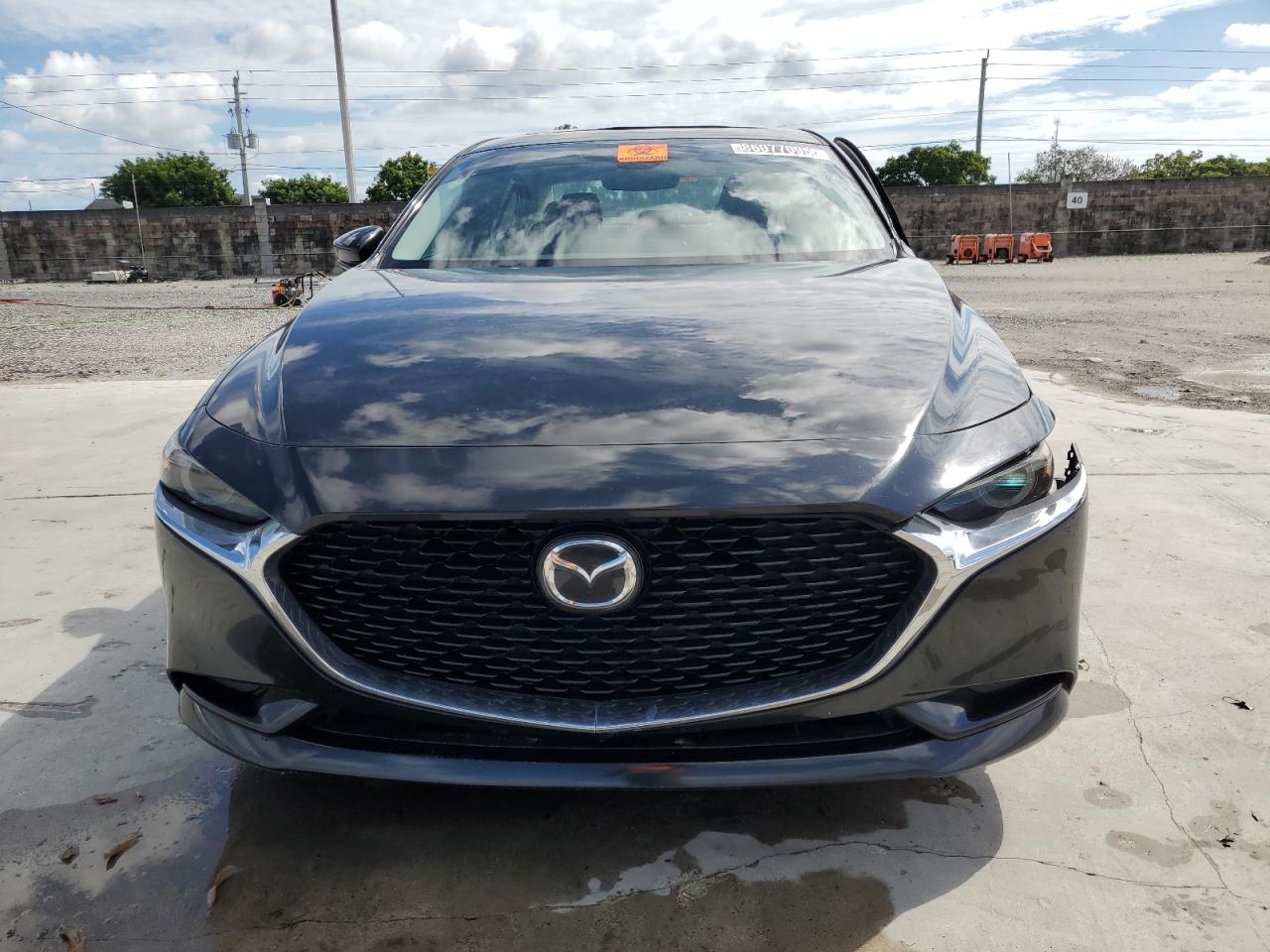 2020 Mazda 3 Premium Black vin: 3MZBPAEM6LM116727 Damage: Front Bumper, Broken, Replacement Required