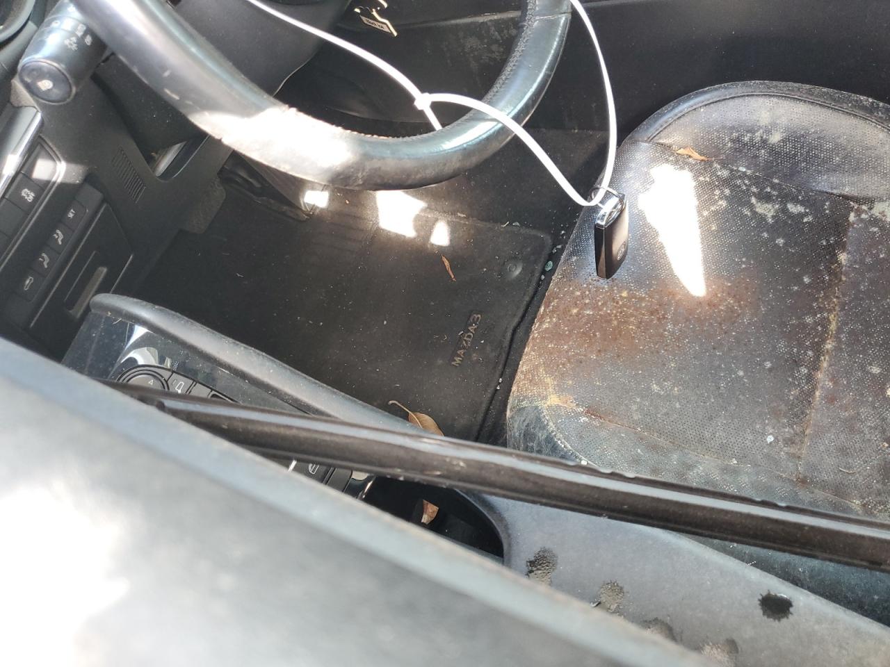 2020 Mazda 3 Premium Black vin: 3MZBPAEM6LM116727 Damage: Left Front Seat, Stained, Permanent