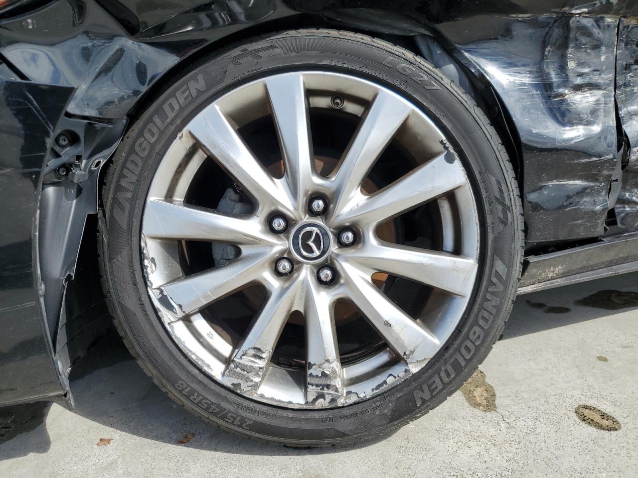2020 Mazda 3 Premium Black vin: 3MZBPAEM6LM116727 Damage: Left Front Wheel, Curb Rash, > 12 Inches