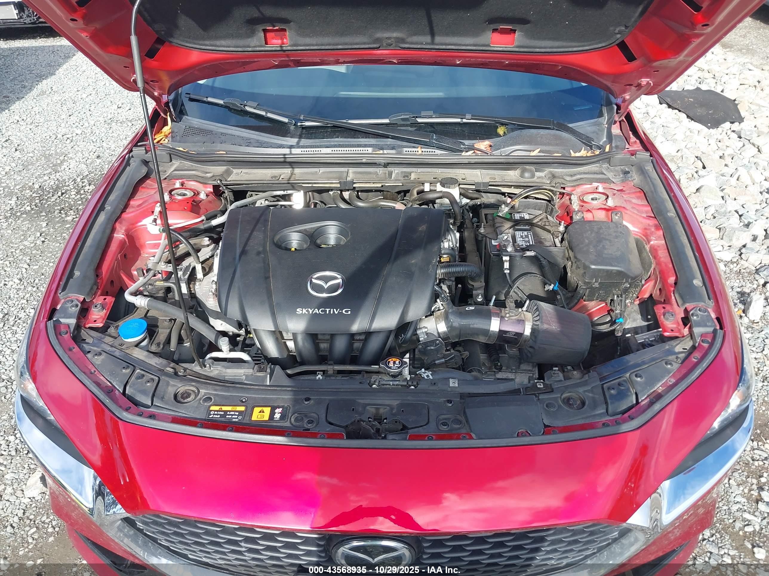 2021 Mazda Mazda3 Select Красный vin: 3MZBPBBL7MM250021