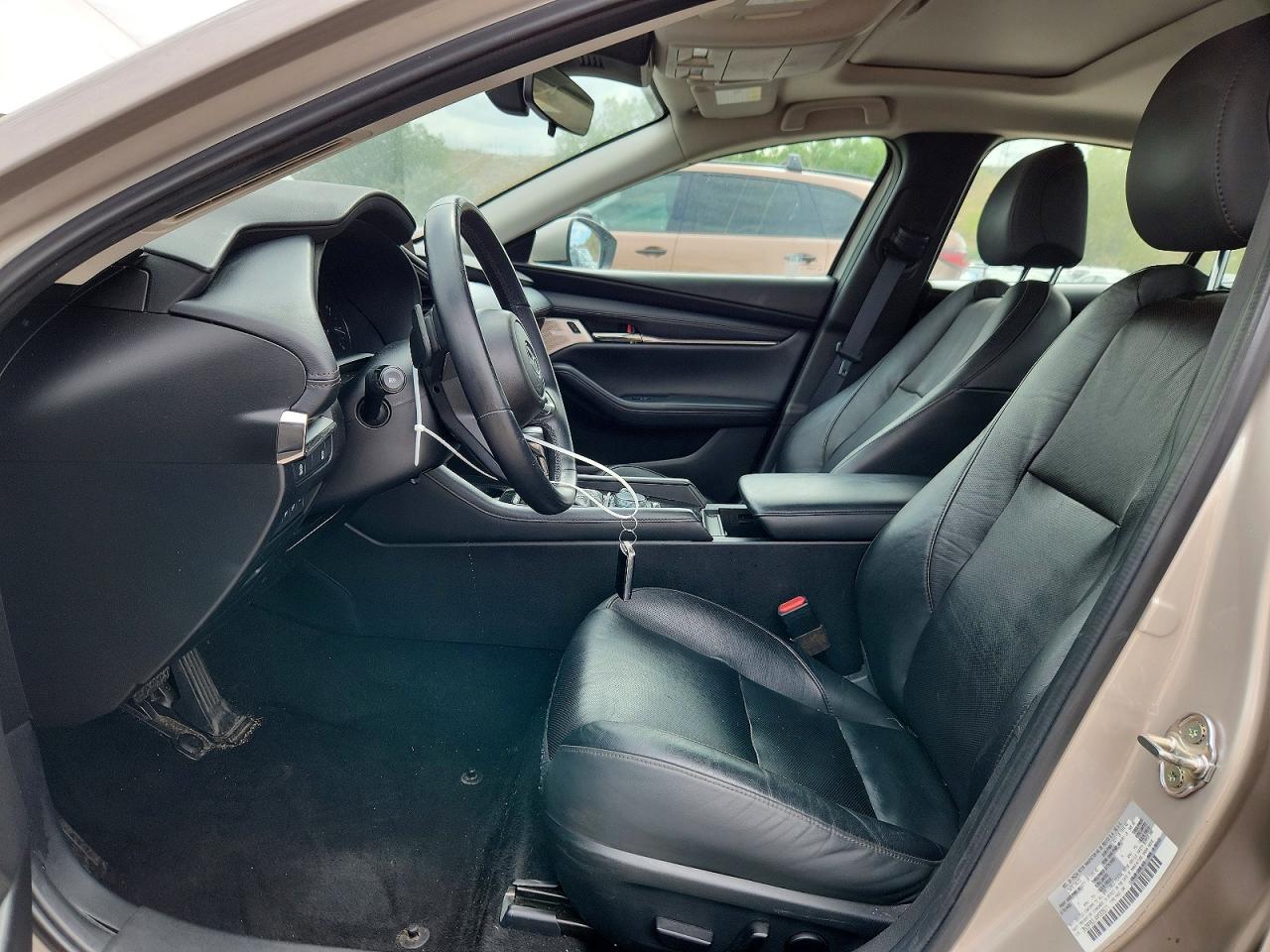 2022 Mazda 3 Premium Желто-коричневый vin: 3MZBPBDL4NM305071