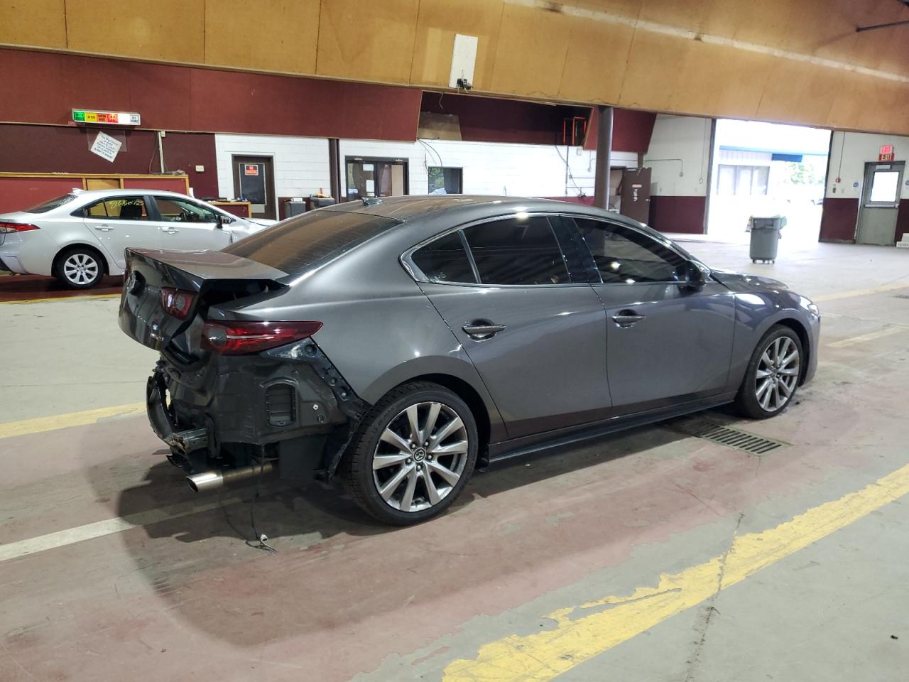 2020 Mazda 3 Premium Gray vin: 3MZBPBEM7LM119223