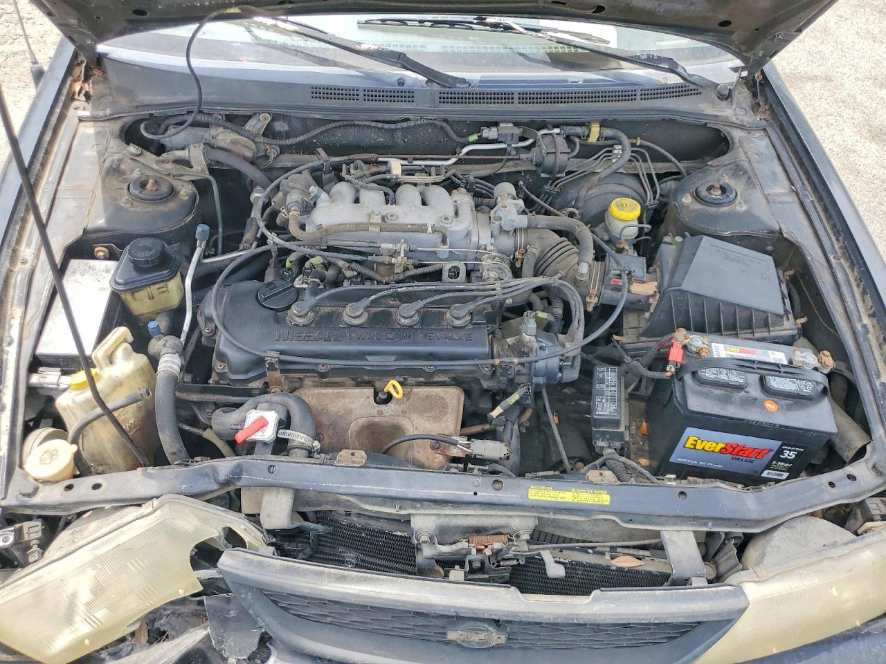 1998 Nissan Sentra Base Black vin: 3N1AB41D0WL059040