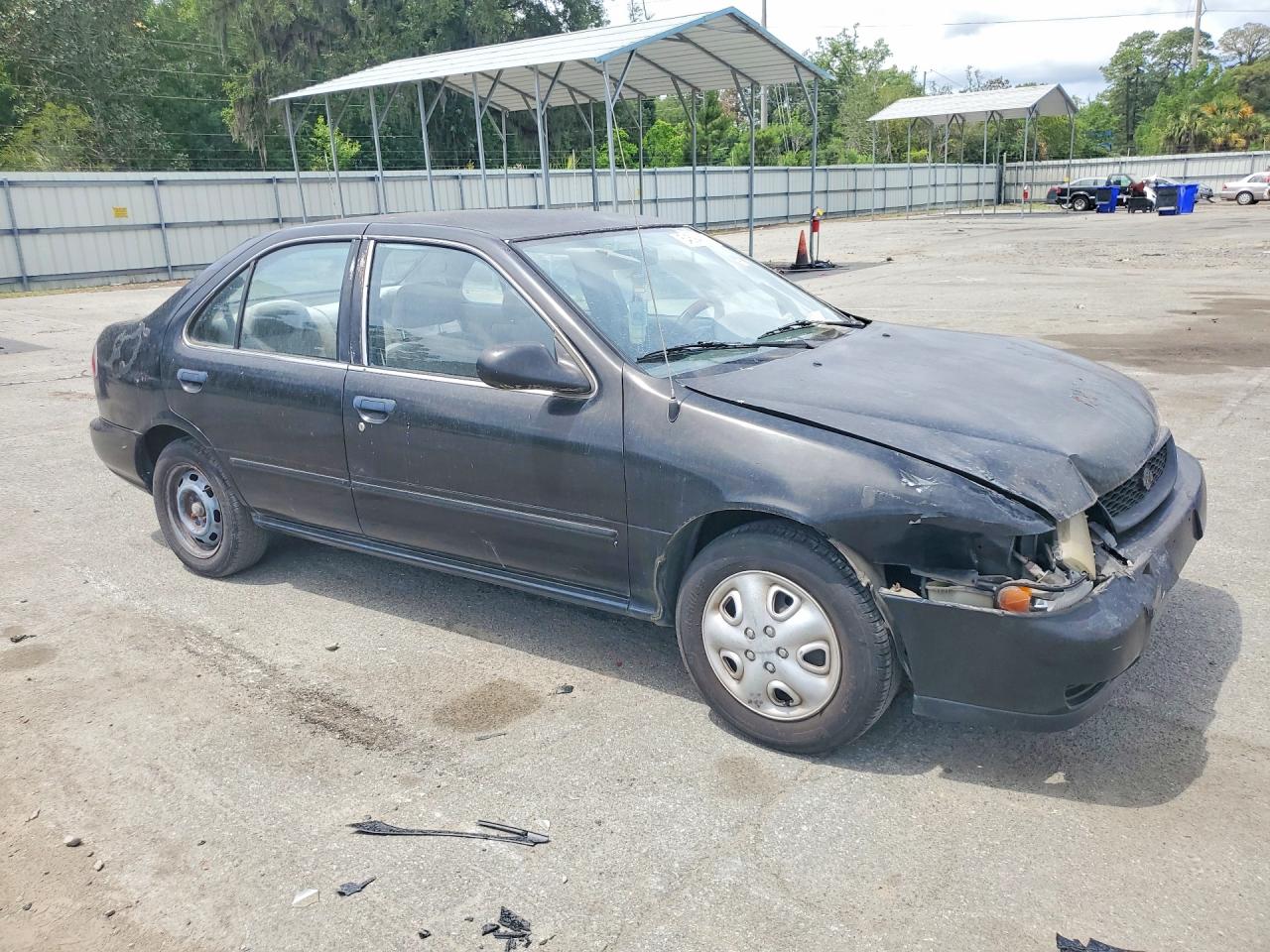 1998 Nissan Sentra Base Black vin: 3N1AB41D0WL059040