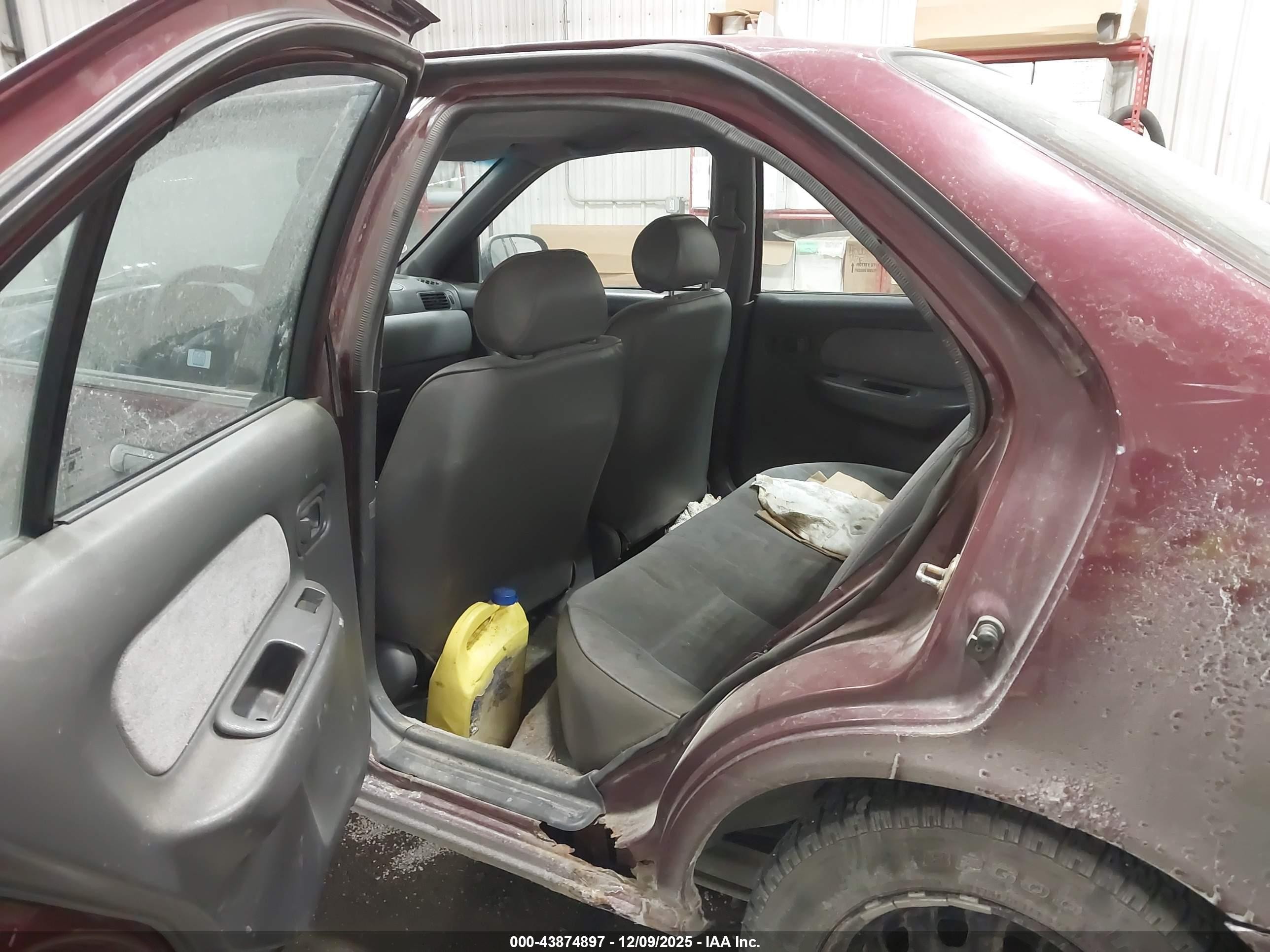 1997 Nissan Sentra Gle/gxe/xe Red vin: 3N1AB41D1VL024490