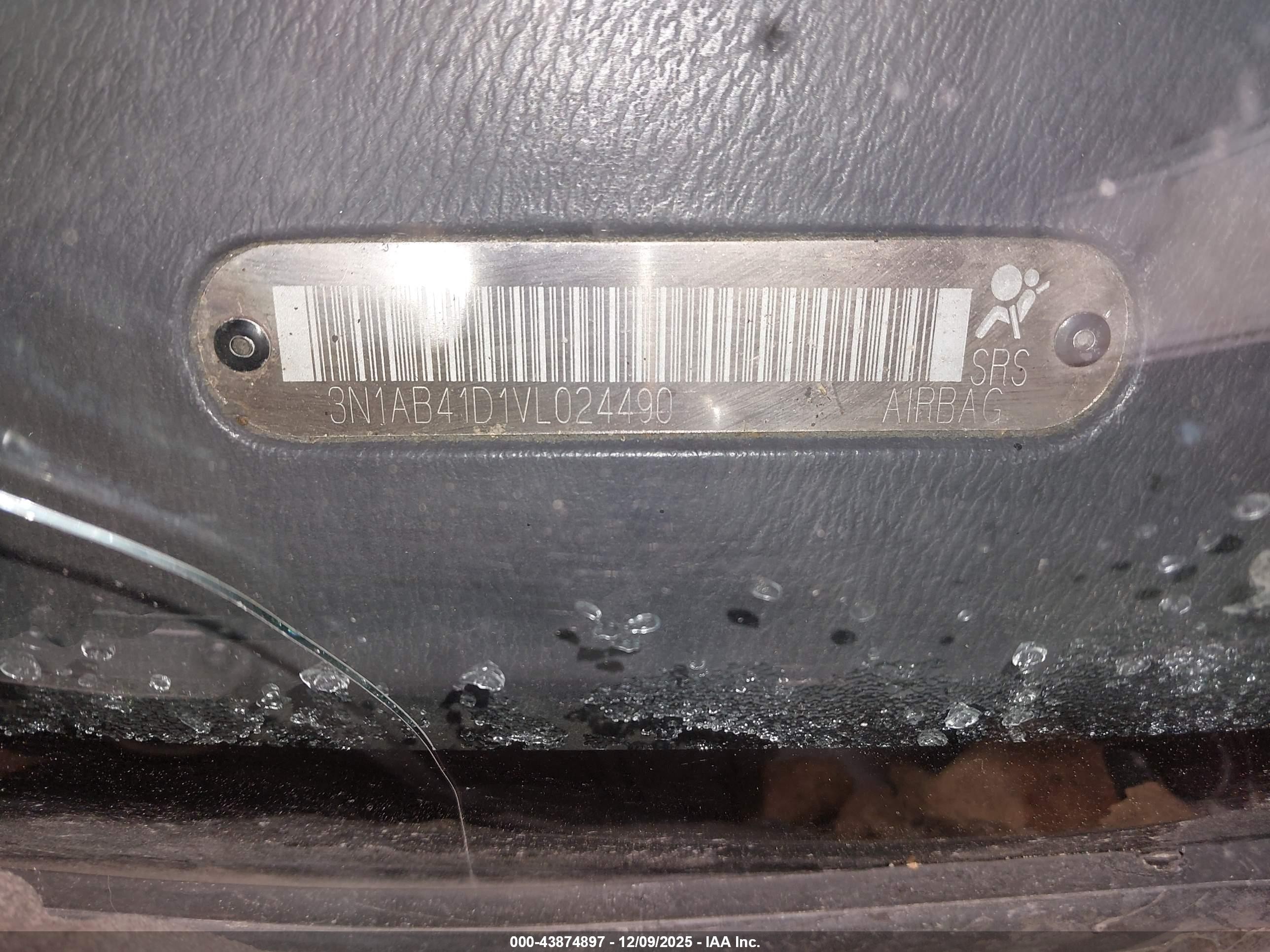 1997 Nissan Sentra Gle/gxe/xe Red vin: 3N1AB41D1VL024490