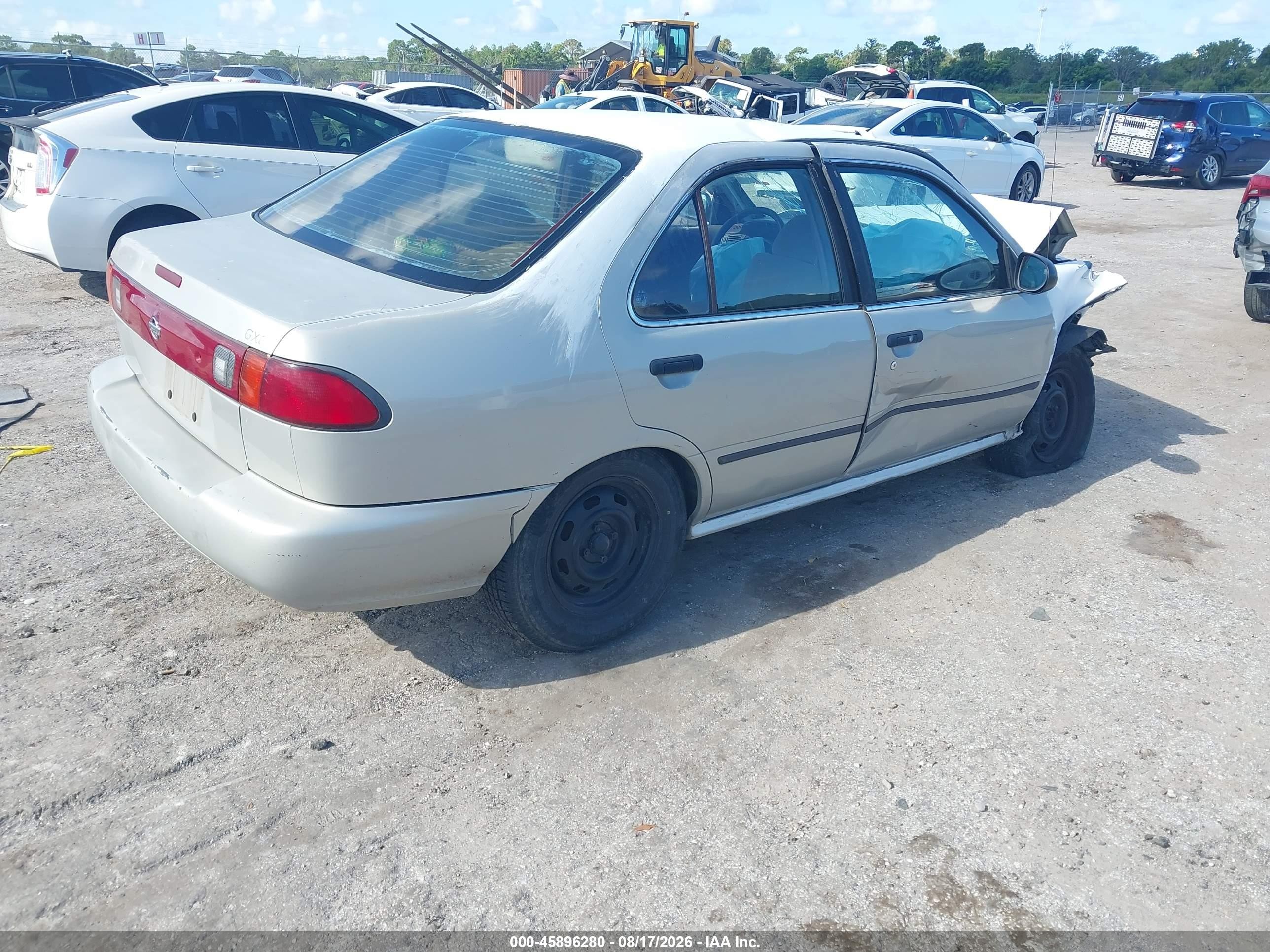 1998 Nissan Sentra Gxe/xe White vin: 3N1AB41D1WL058124