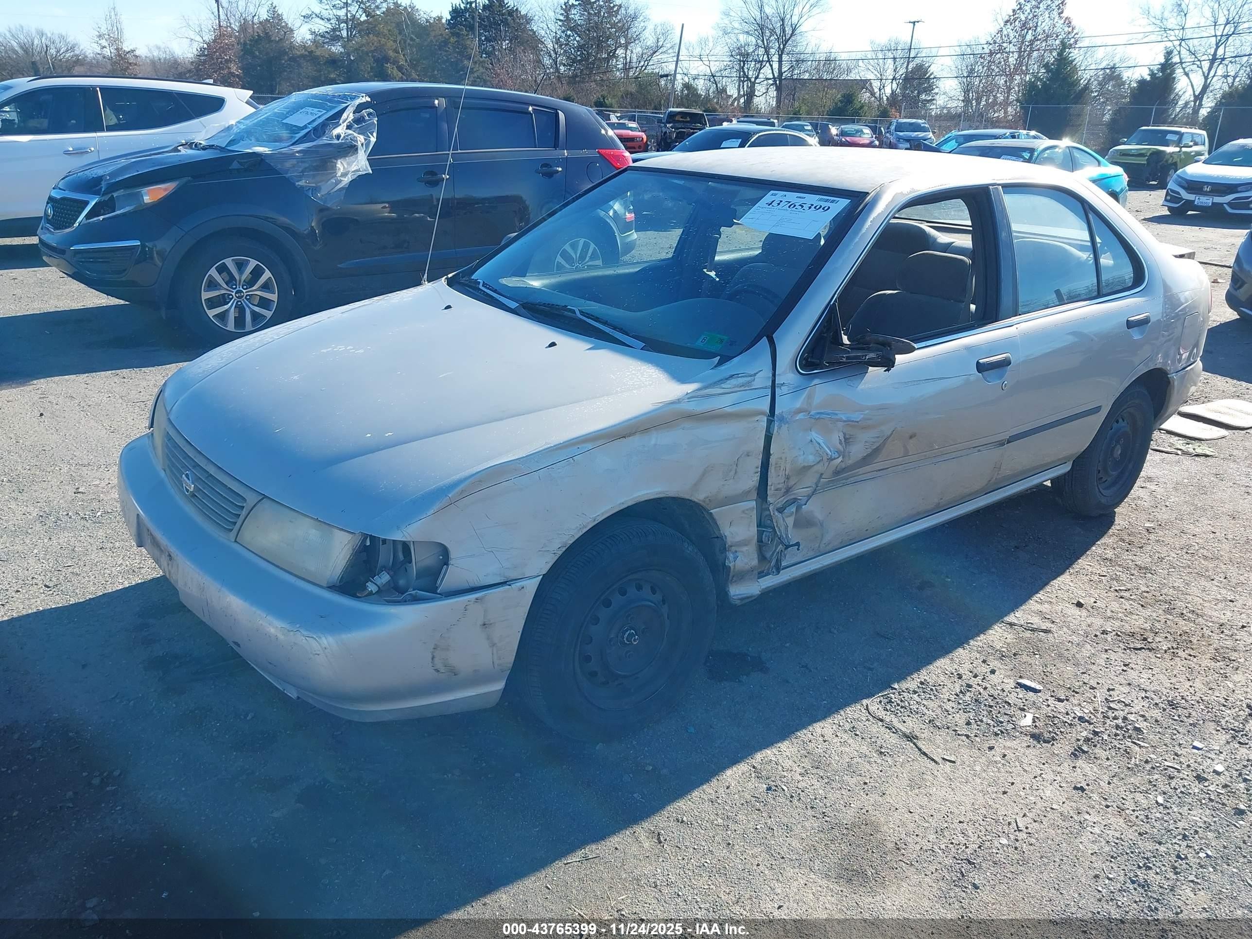 1995 Nissan Sentra Xe/gxe/gle Silver vin: 3N1AB41D2SL002462