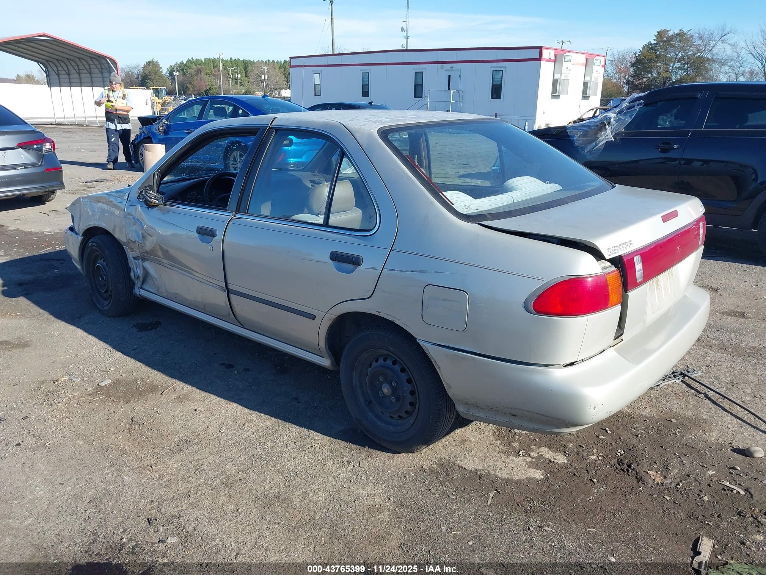 1995 Nissan Sentra Xe/gxe/gle Silver vin: 3N1AB41D2SL002462