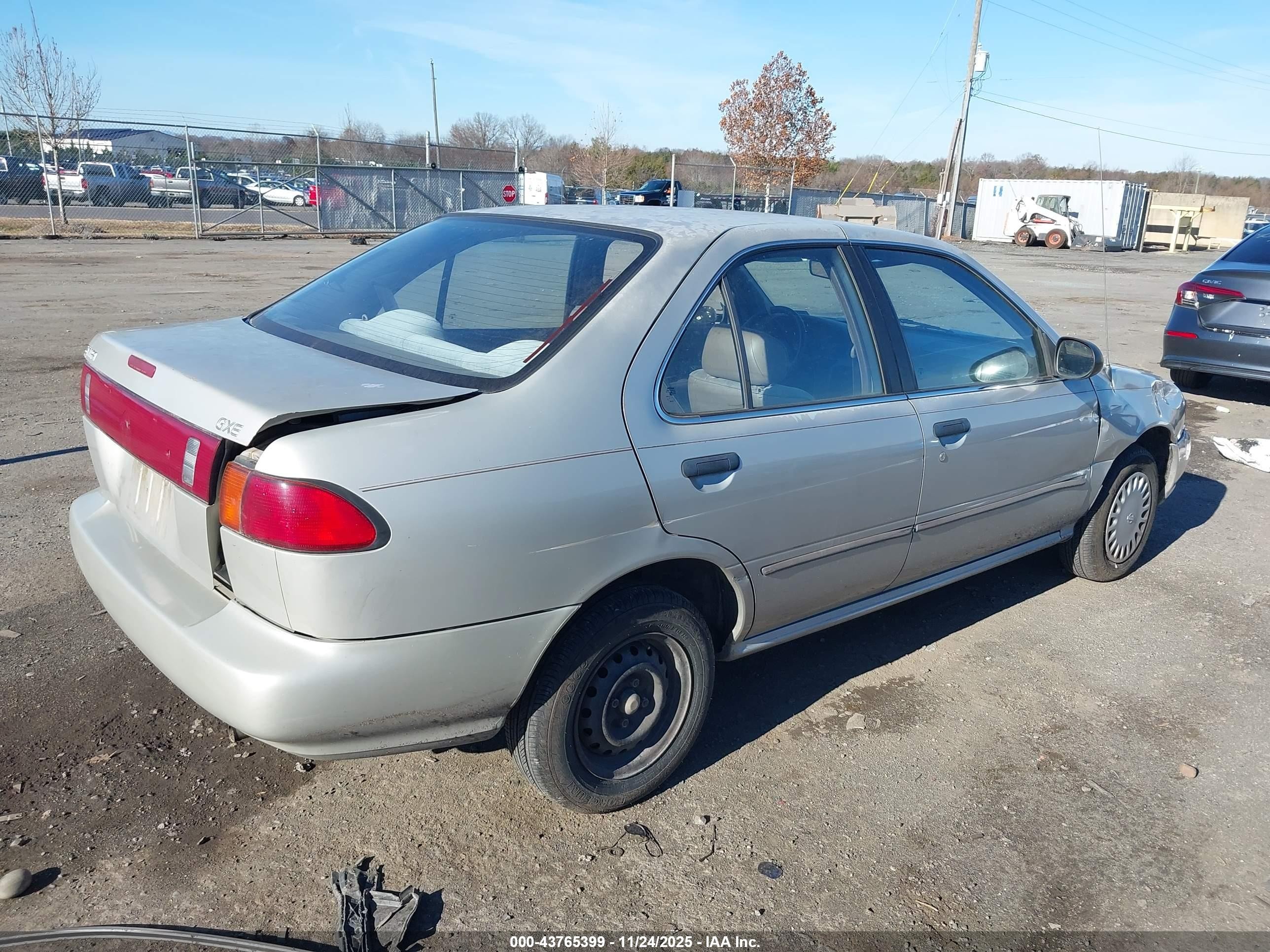 1995 Nissan Sentra Xe/gxe/gle Silver vin: 3N1AB41D2SL002462