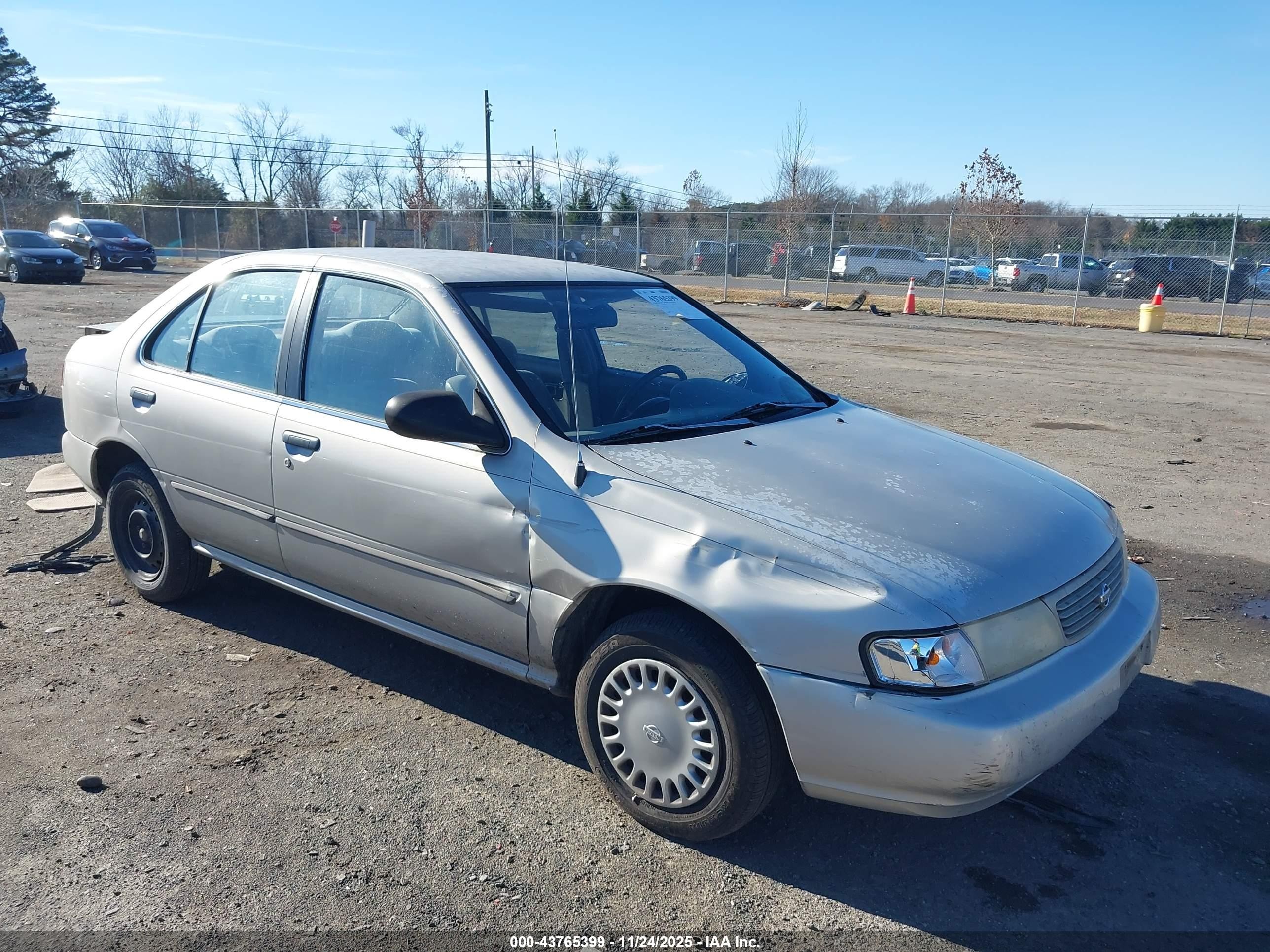 1995 Nissan Sentra Xe/gxe/gle Silver vin: 3N1AB41D2SL002462