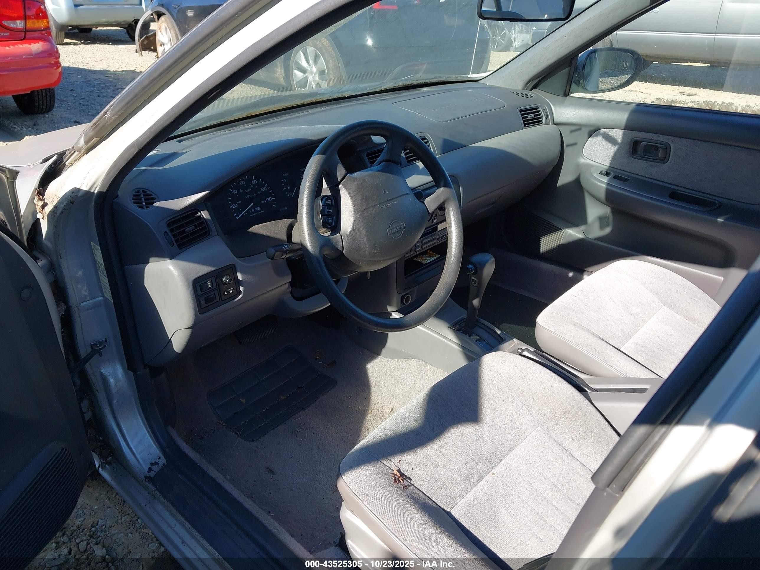 1997 Nissan Sentra Gle/gxe/xe Silver vin: 3N1AB41D3VL011238