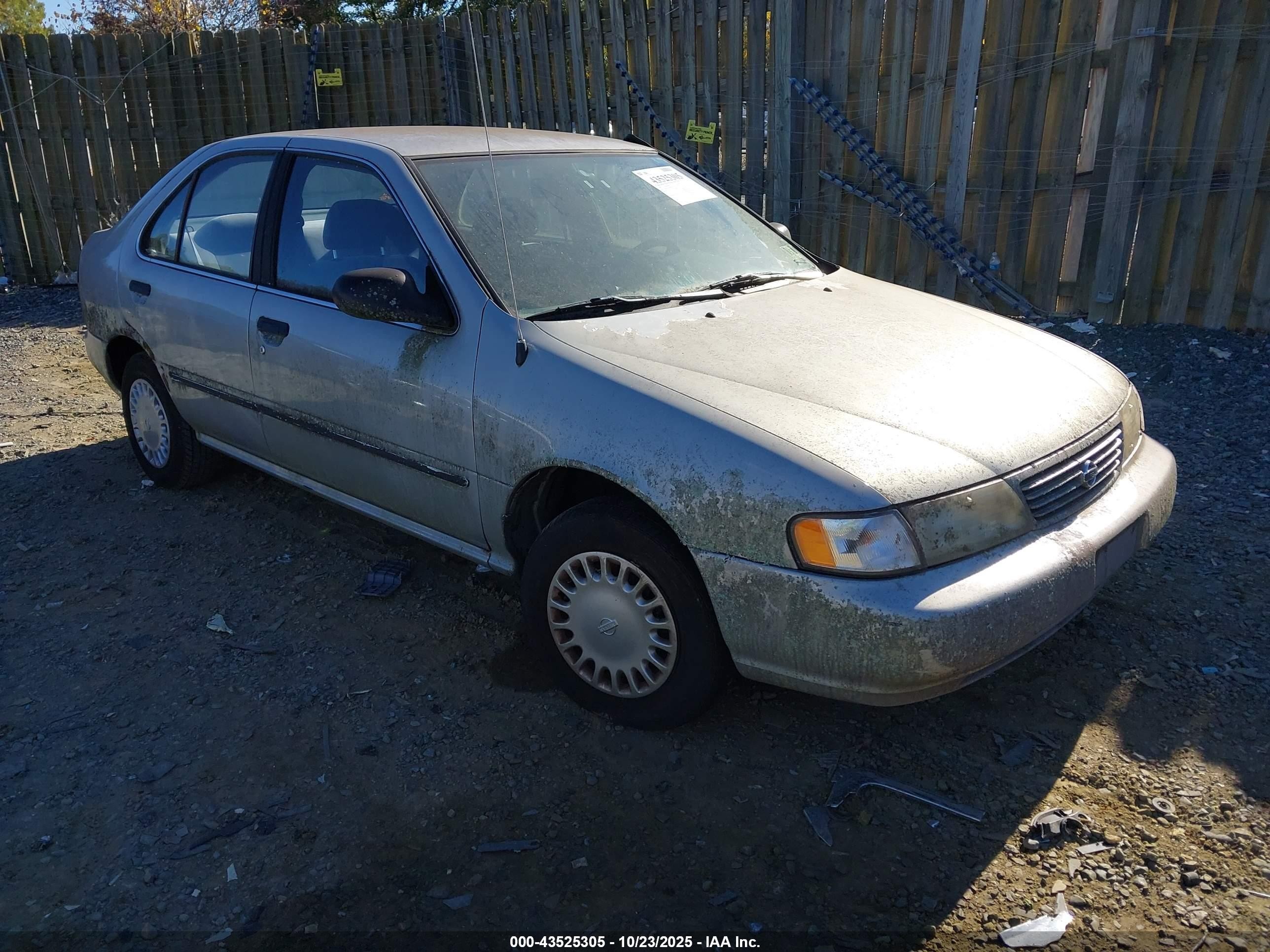 1997 Nissan Sentra Gle/gxe/xe Silver vin: 3N1AB41D3VL011238