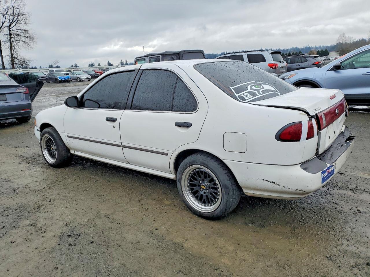1997 Nissan Sentra Base White vin: 3N1AB41D3VL028816