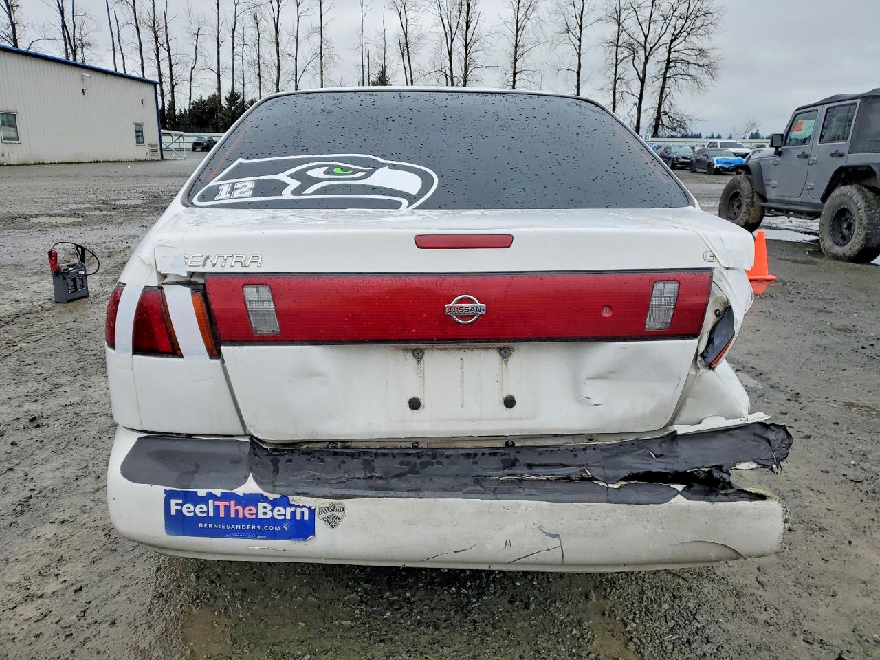 1997 Nissan Sentra Base White vin: 3N1AB41D3VL028816