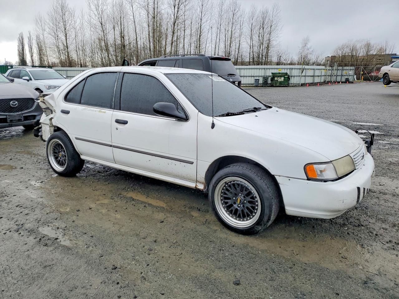 1997 Nissan Sentra Base White vin: 3N1AB41D3VL028816