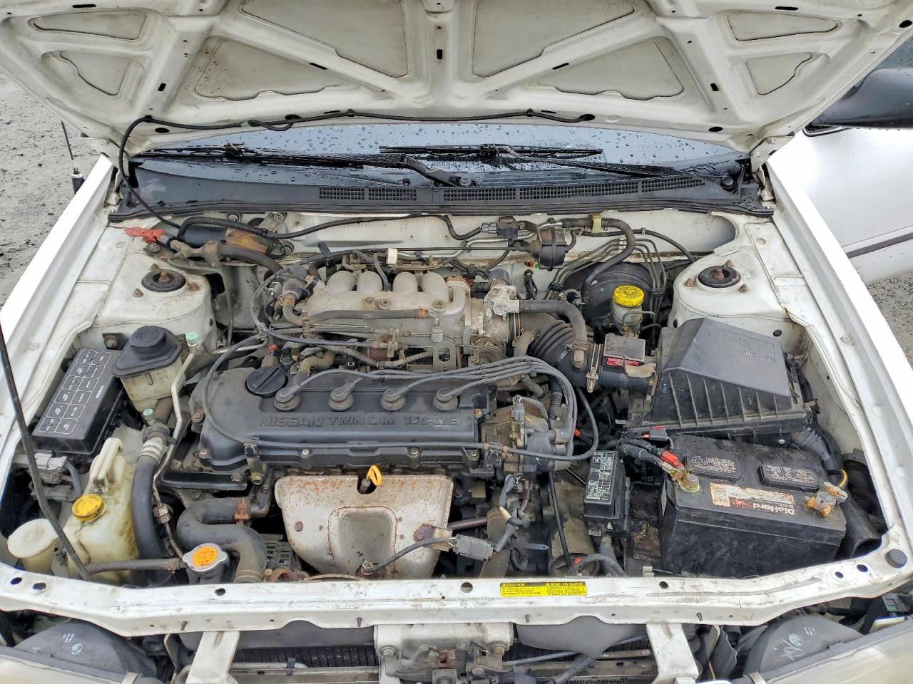 1997 Nissan Sentra Base White vin: 3N1AB41D3VL028816