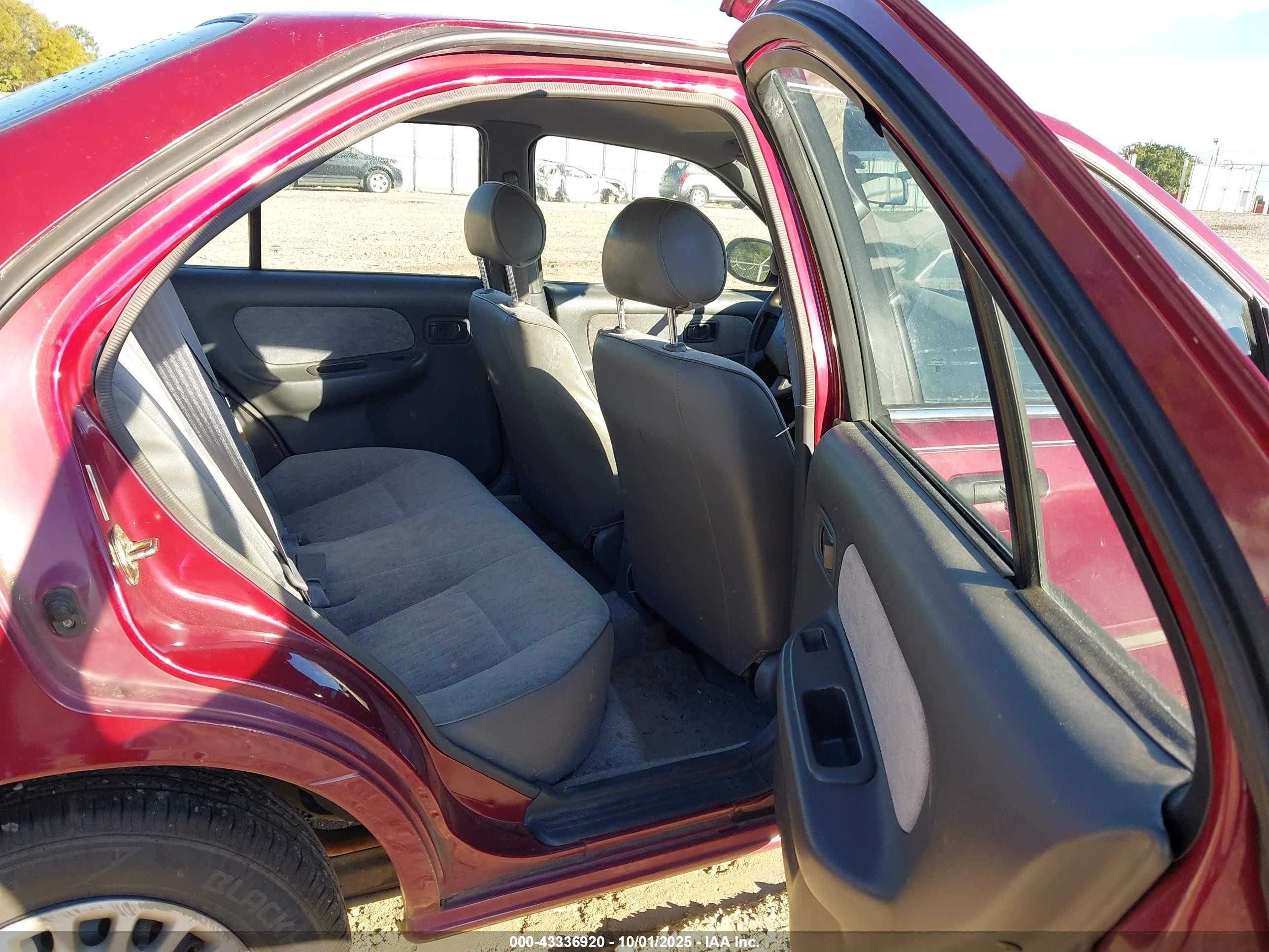 1997 Nissan Sentra Gle/gxe/xe Burgundy vin: 3N1AB41D5VL021284