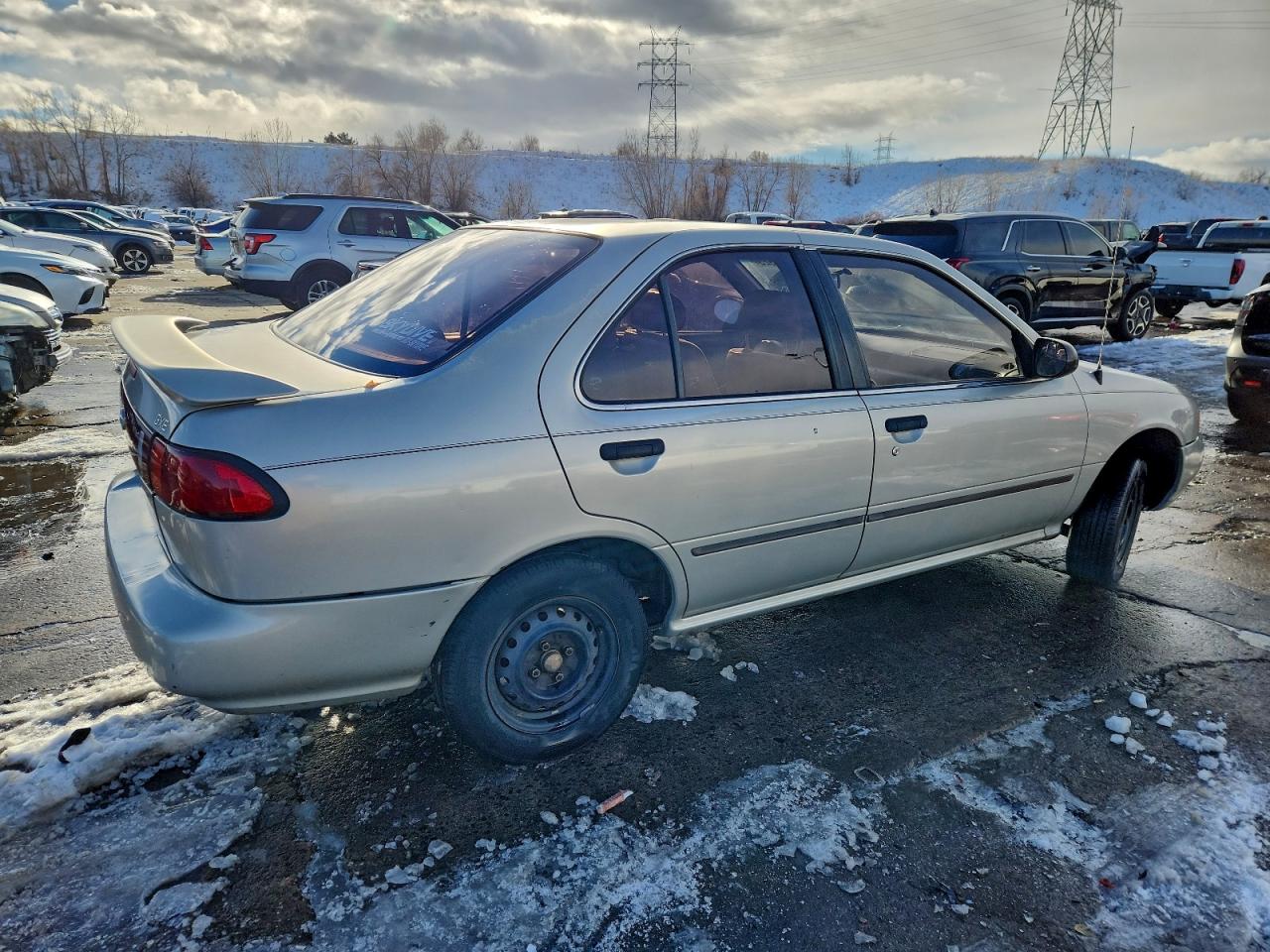 1997 Nissan Sentra Xe Gray vin: 3N1AB41D5VL032057