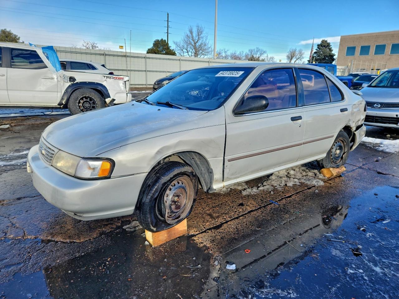 1997 Nissan Sentra Xe Gray vin: 3N1AB41D5VL032057