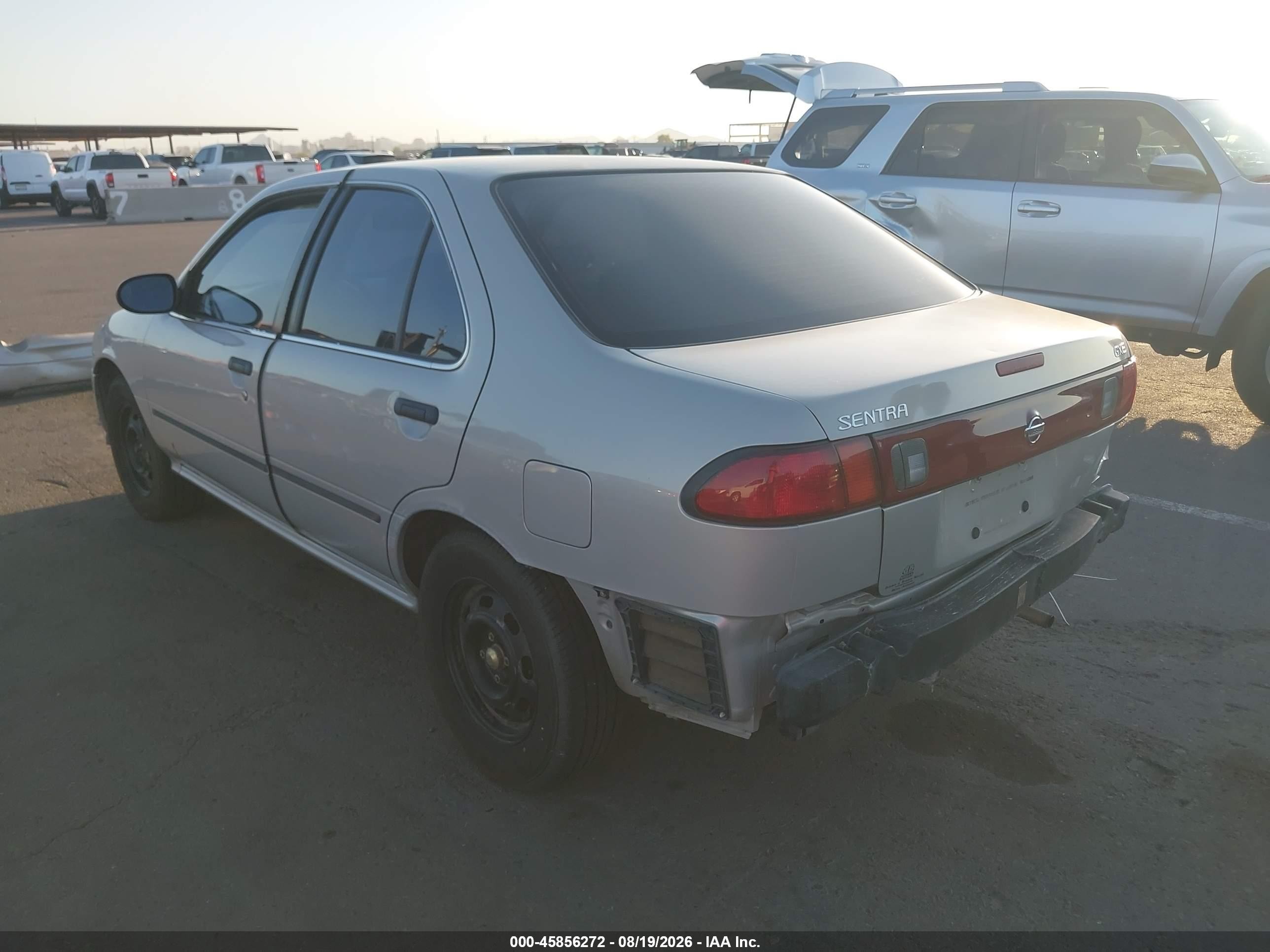 1998 Nissan Sentra Gxe/xe Silver vin: 3N1AB41D5WL056165