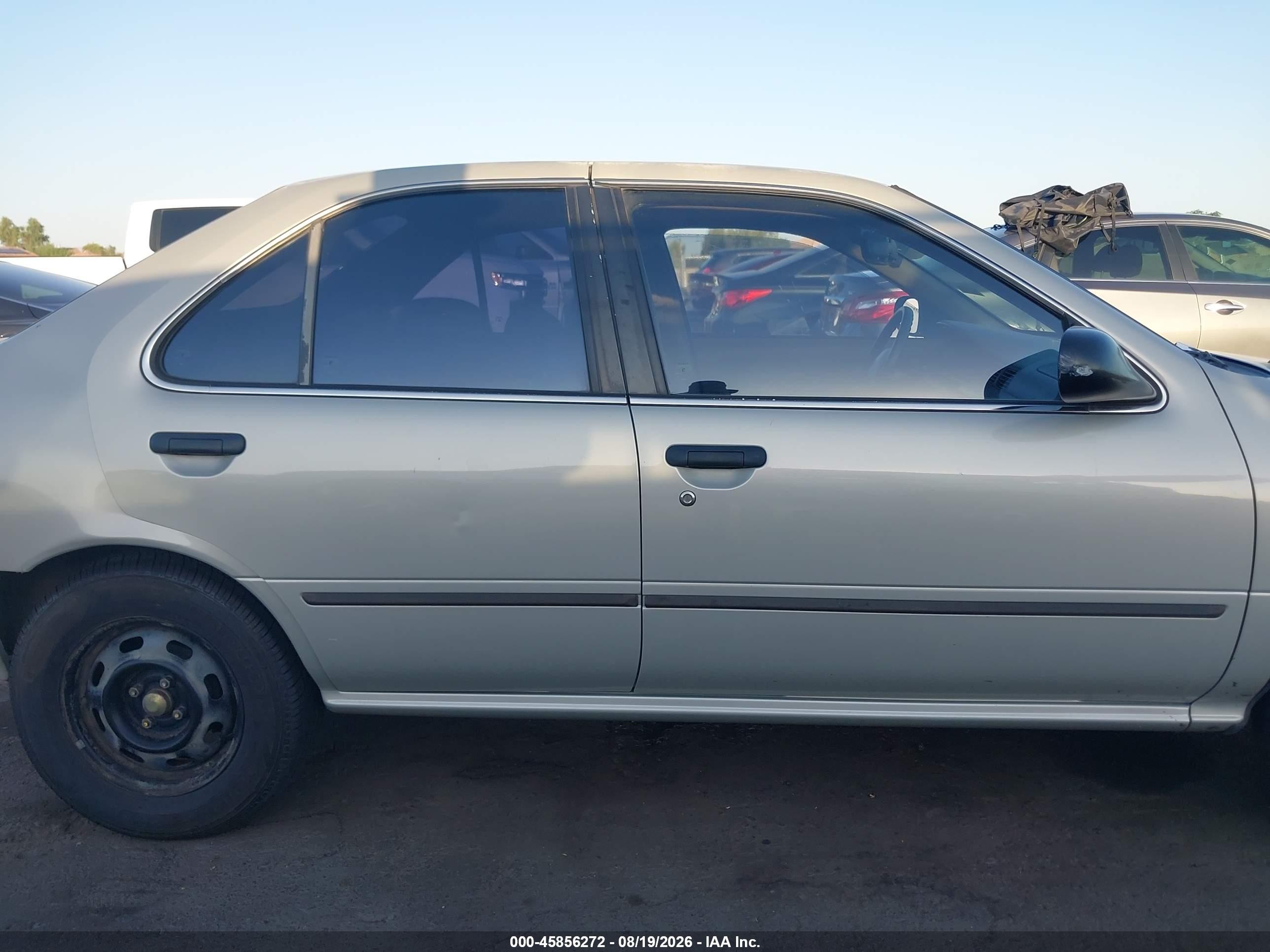 1998 Nissan Sentra Gxe/xe Silver vin: 3N1AB41D5WL056165